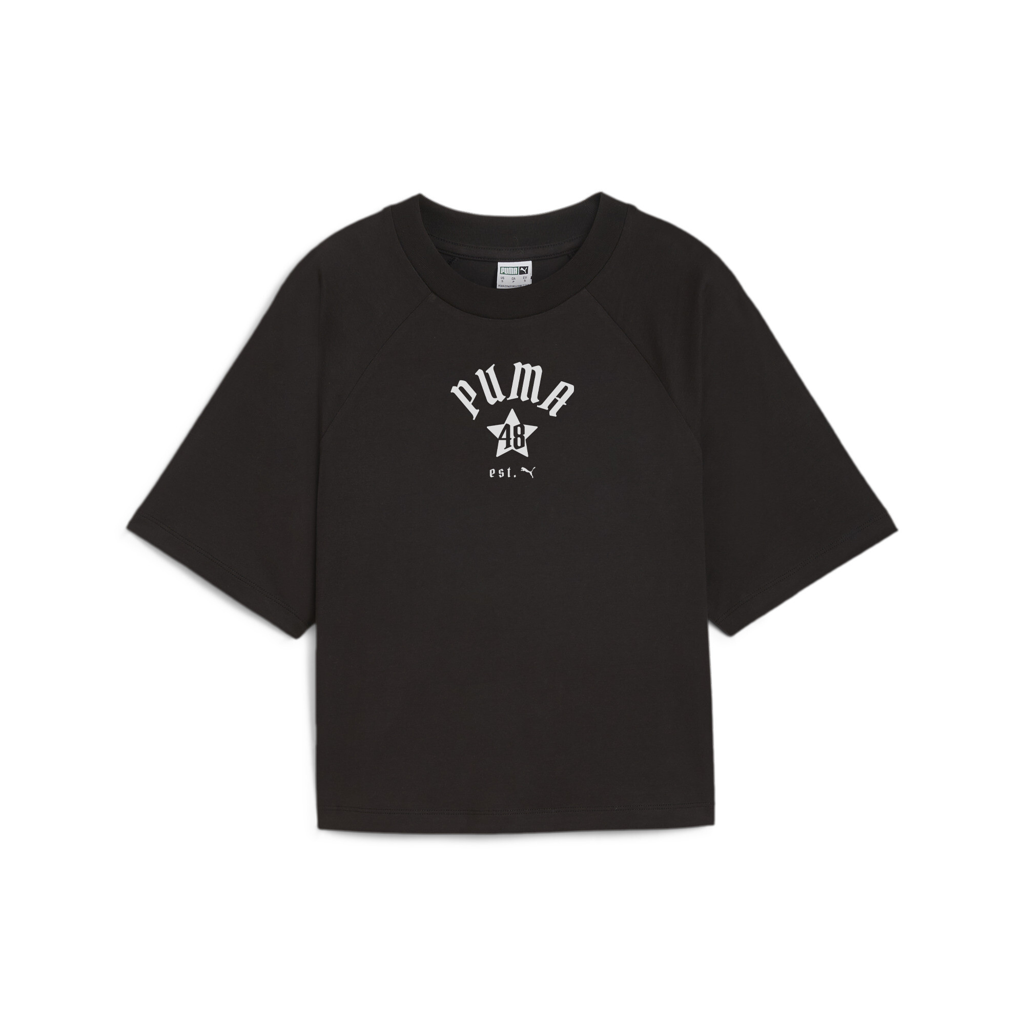 Puma ქალის მაისური CLASSICS PLAY.PARIS. Relaxed Tee PUMA Bl
