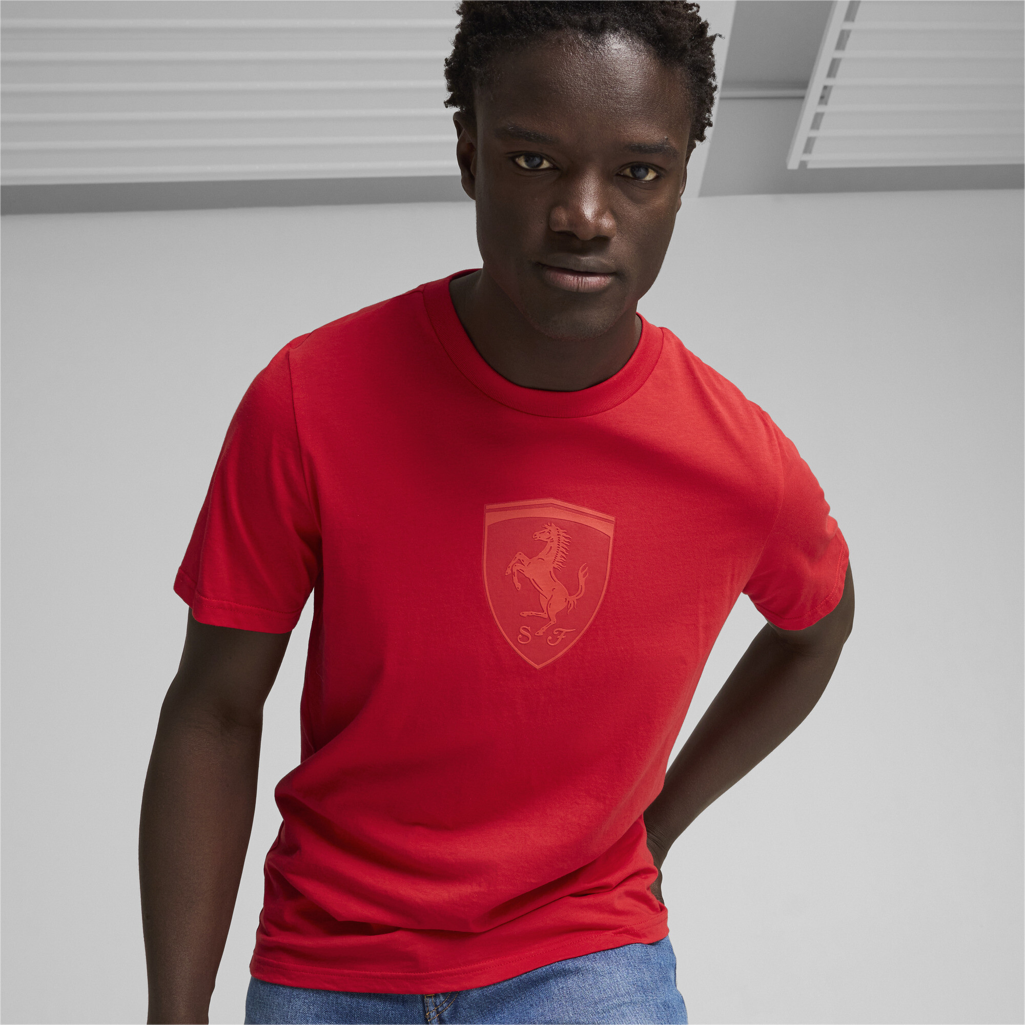 Puma მაისური Ferrari Race Graphic Tee Rosso Corsa
