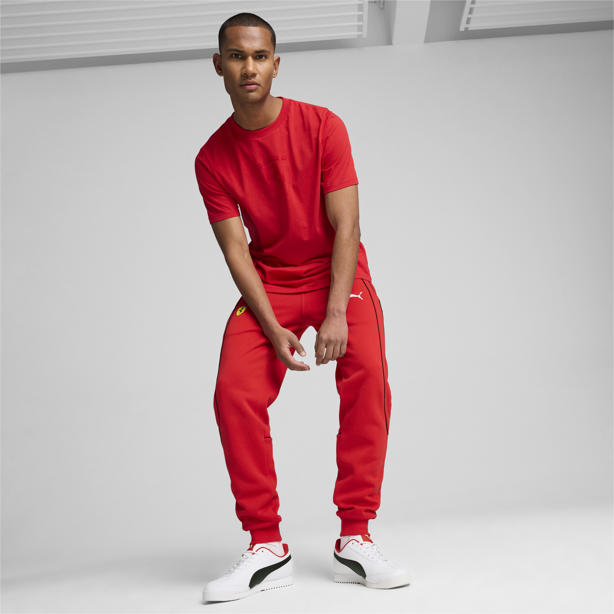 Puma მაისური Ferrari Race Tonal Big Shield Tee Rosso