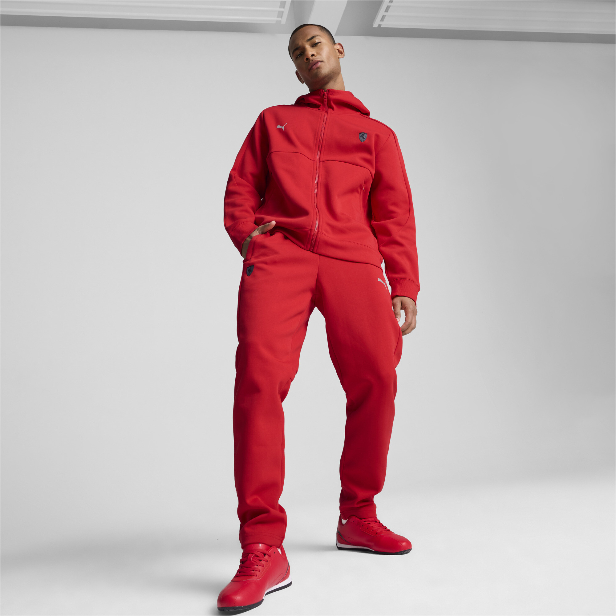 Puma ჯემპრი Ferrari Style Sweat Jacket Rosso Corsa