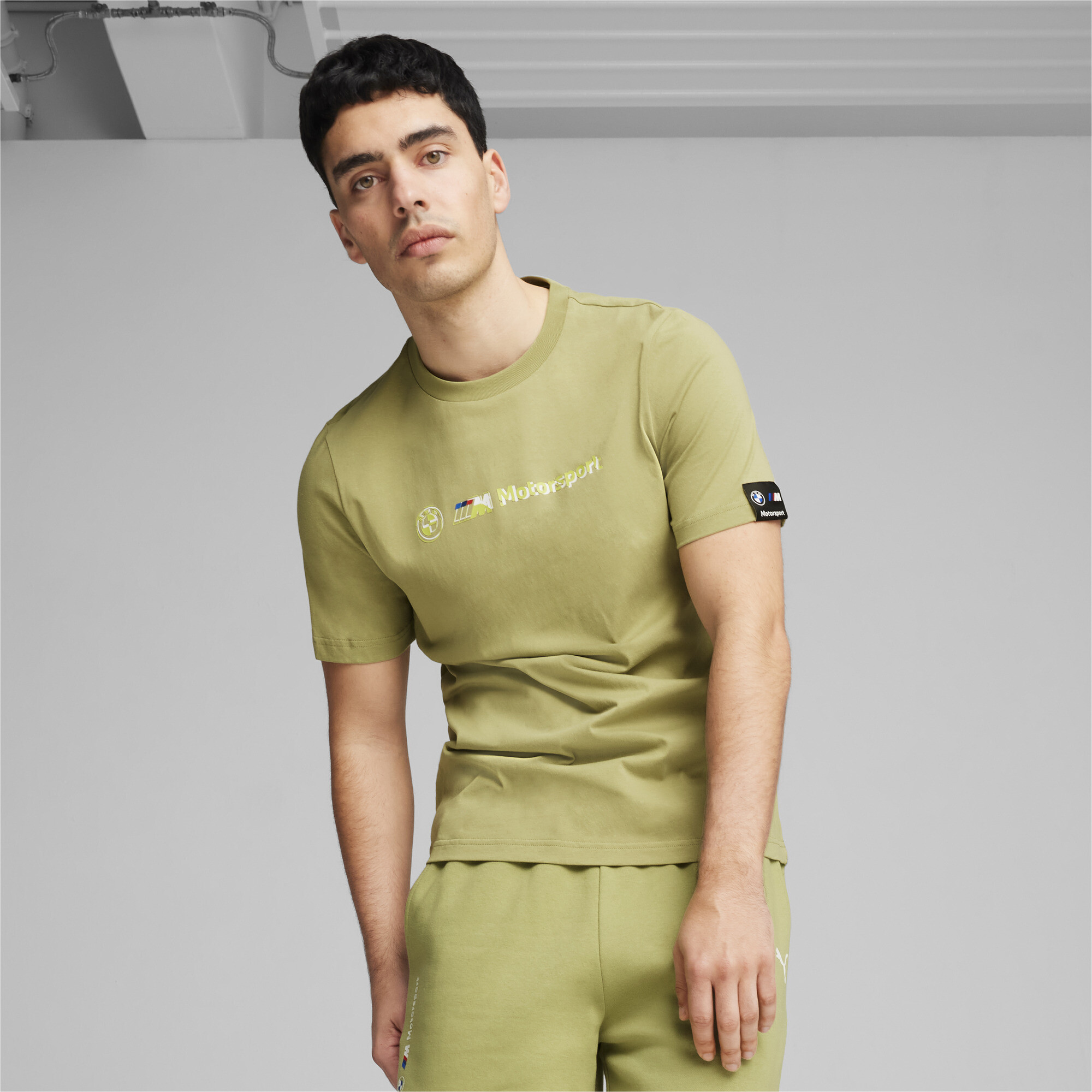 Puma მაისური BMW MMS LOGO TEE+ Calming Green