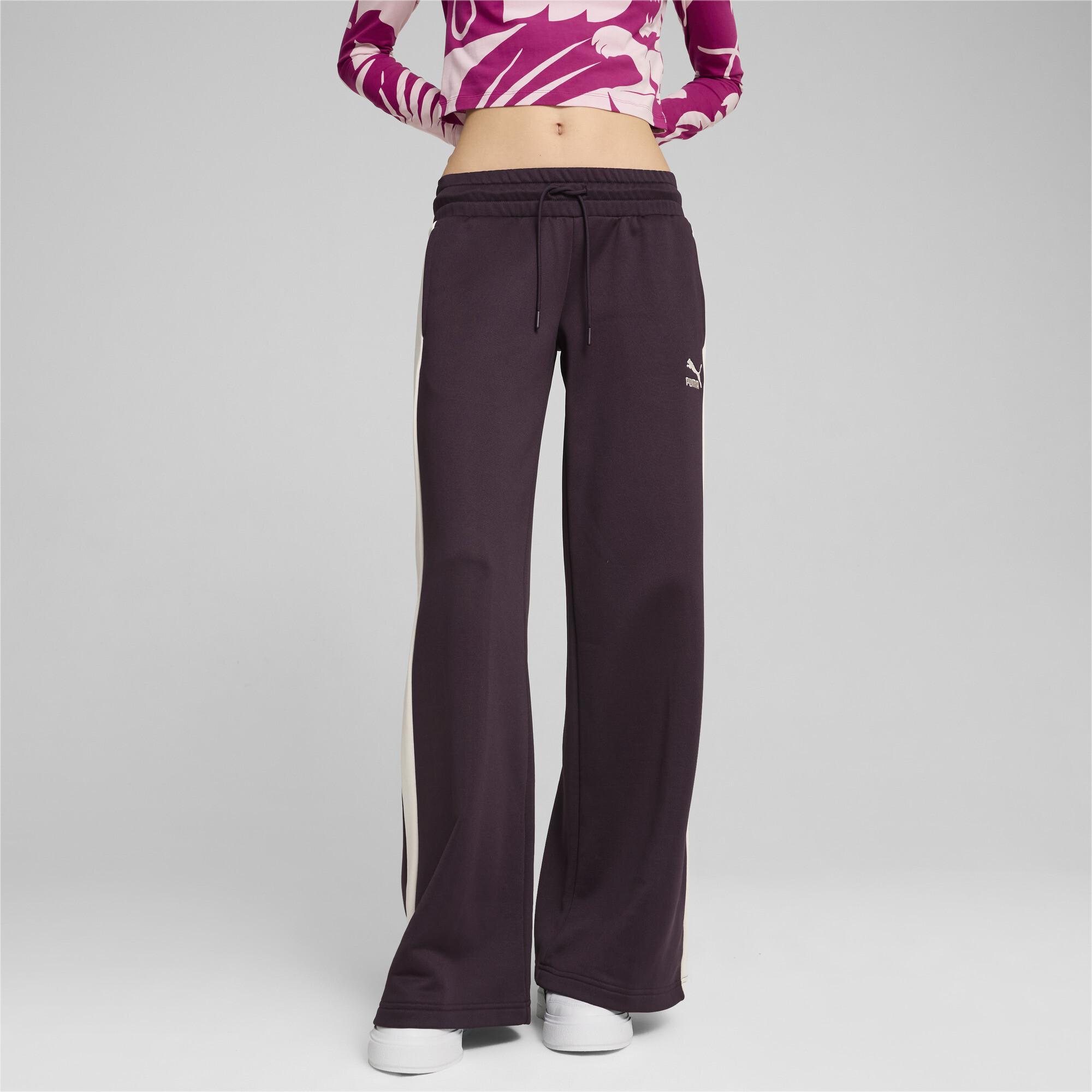 Puma ქალის შარვალი T7 Low Rise Track Pants Midnight Plum
