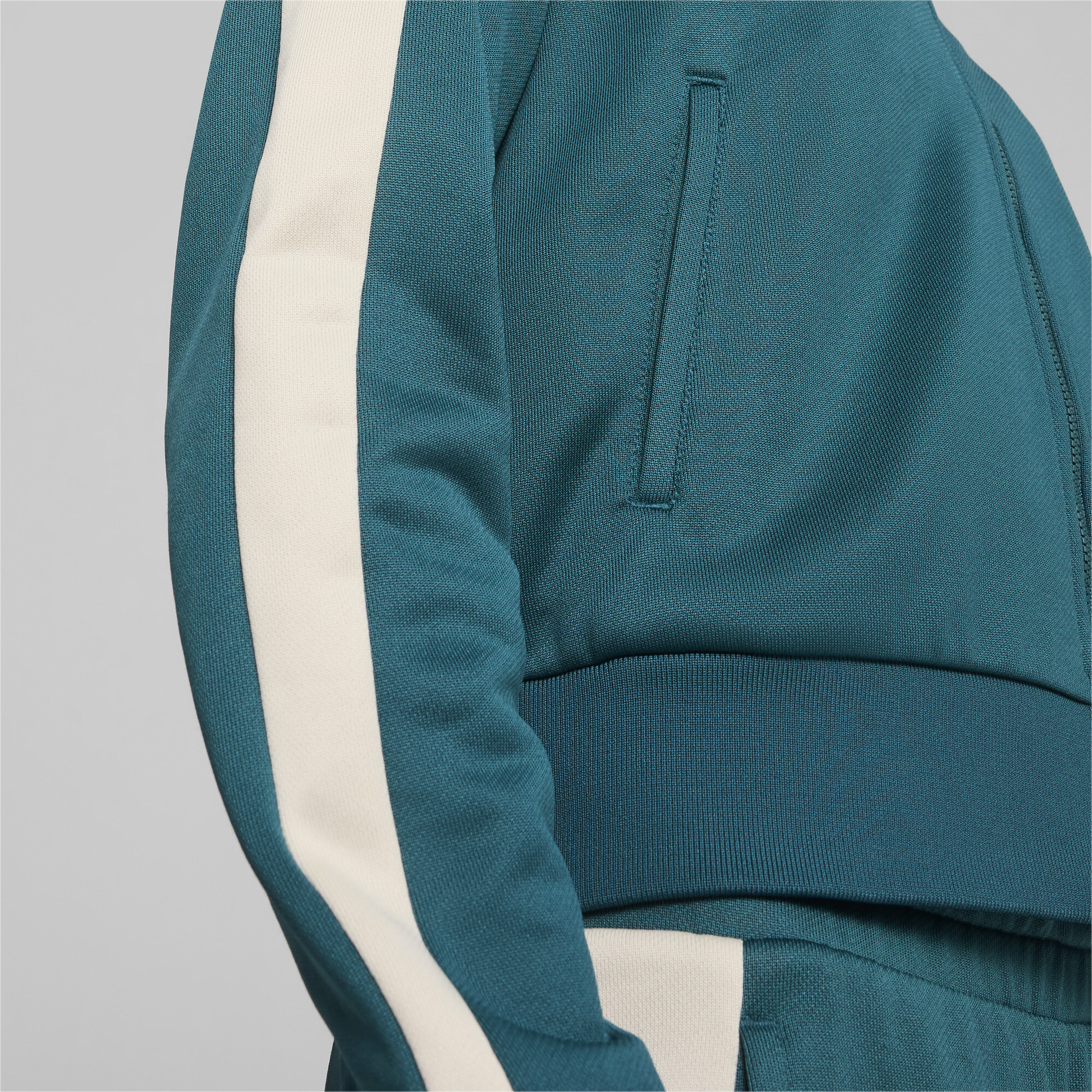 Puma ქალის ჯემპრი ICONIC T7 Track Jacket PT Cold Green