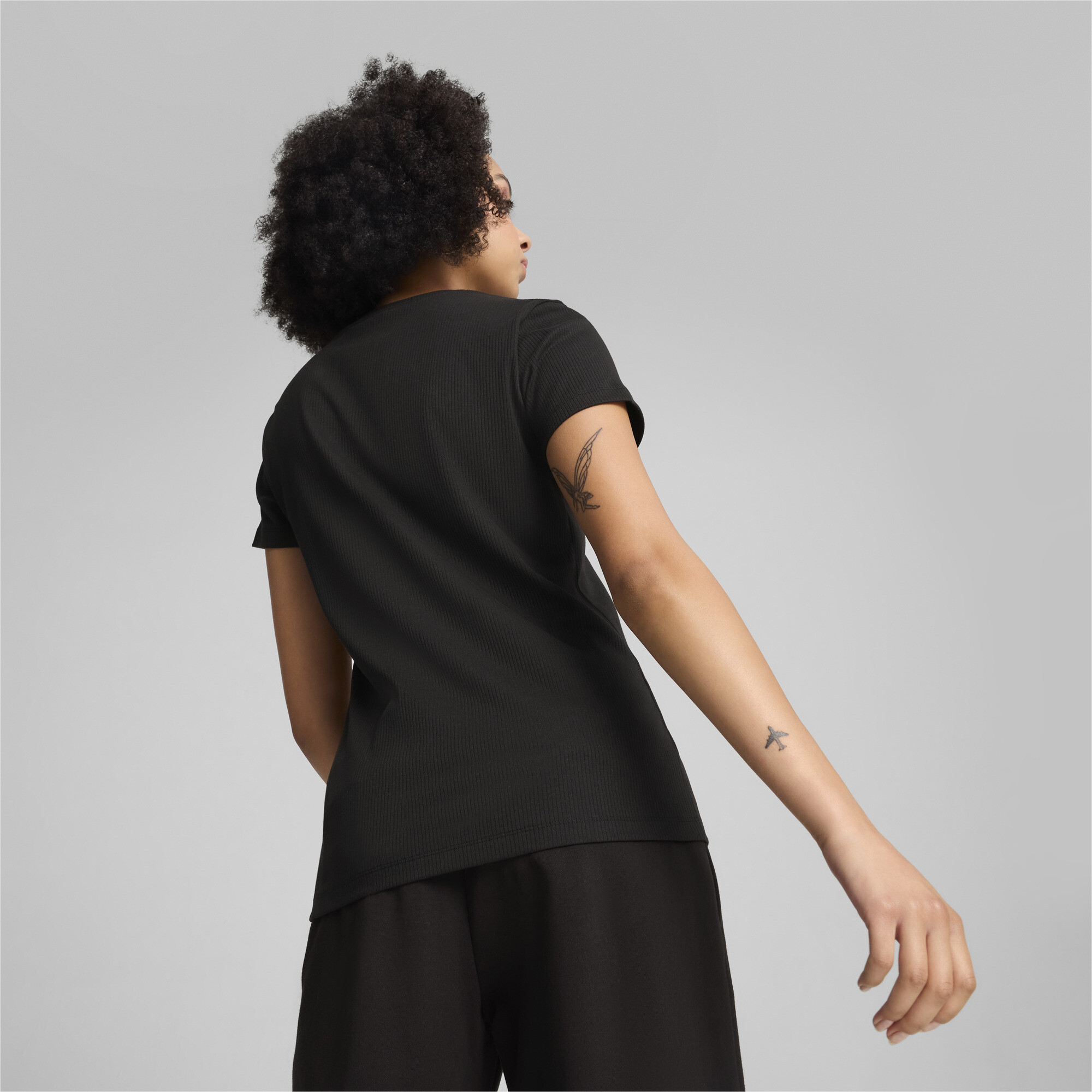 Puma ქალის მაისური ESS ELEVATED Tee PUMA Black