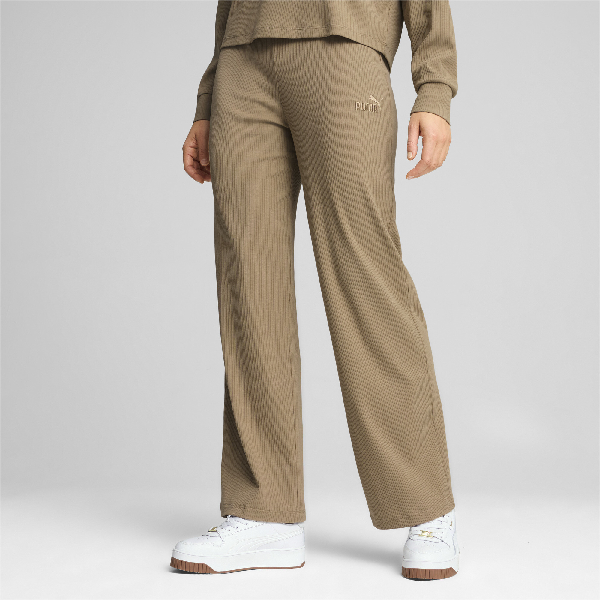 Puma ქალის შარვალი ESS ELEVATED High-Waist Straight Leg Pan