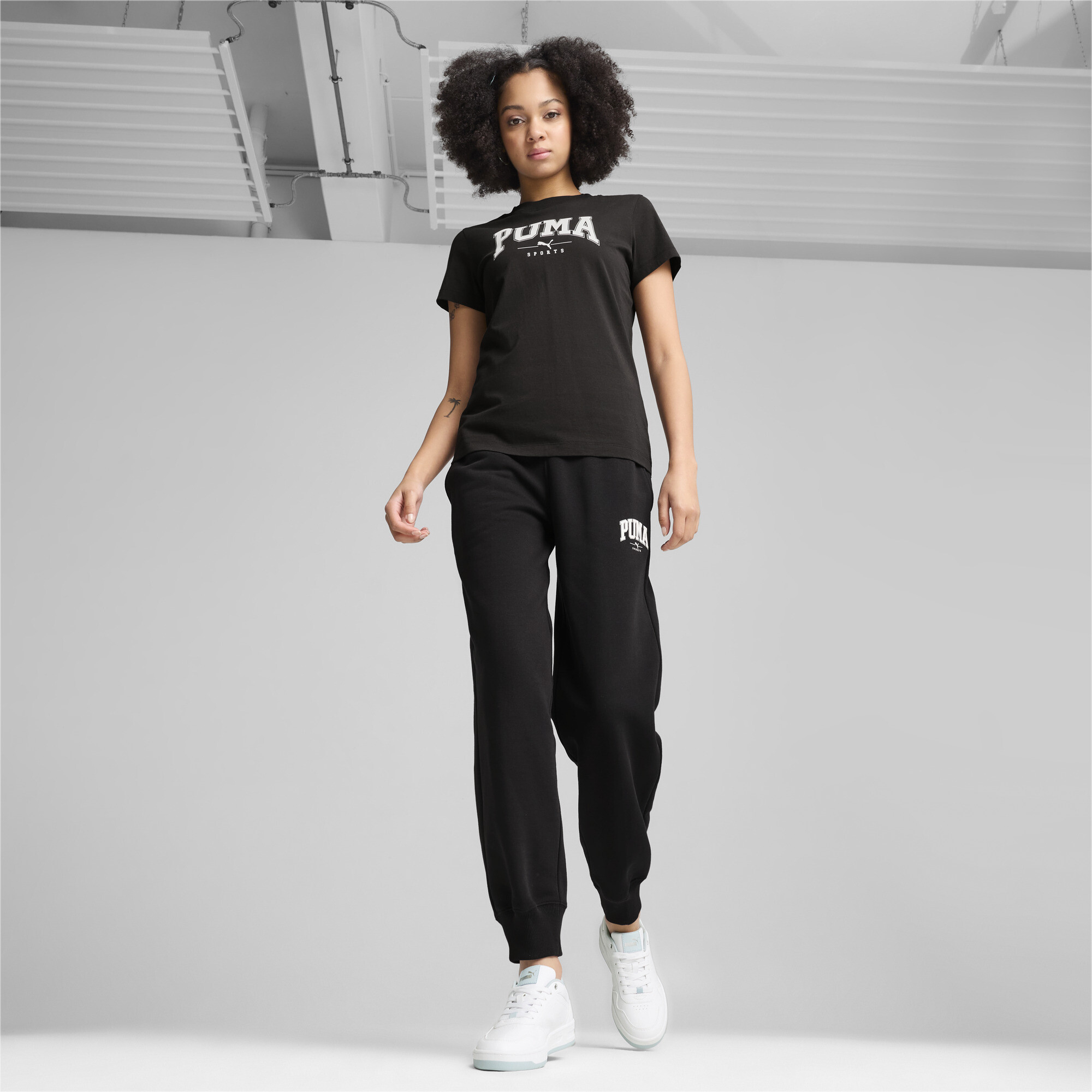 Puma ქალის მაისური PUMA SQUAD Graphic Tee PUMA Black