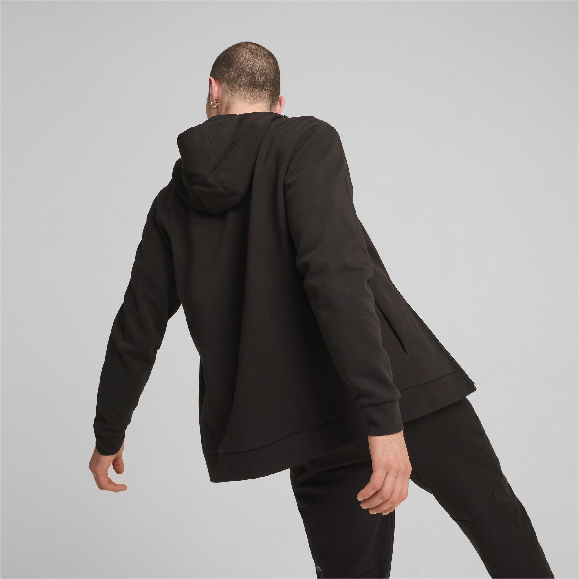 Puma ჯემპრი OPEN ROAD Full-Zip Hoodie DK PUMA Black