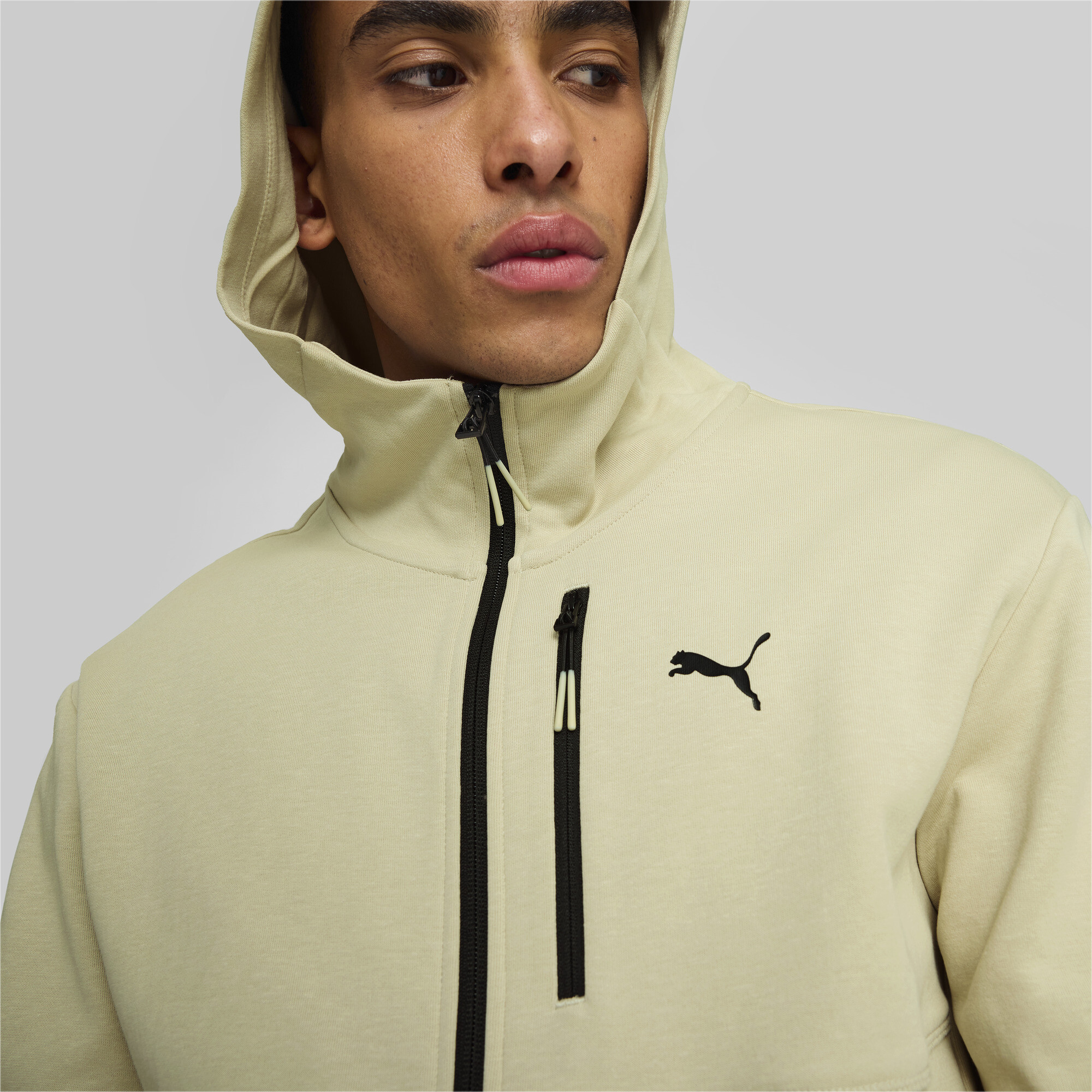 Puma ჯემპრი OPEN ROAD Full-Zip Hoodie DK Desert Dust