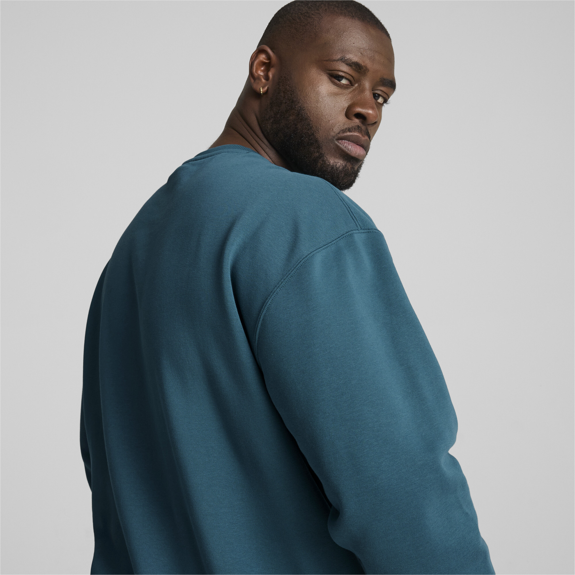 Puma ჯემპრი PUMA SQUAD Crew FL Cold Green