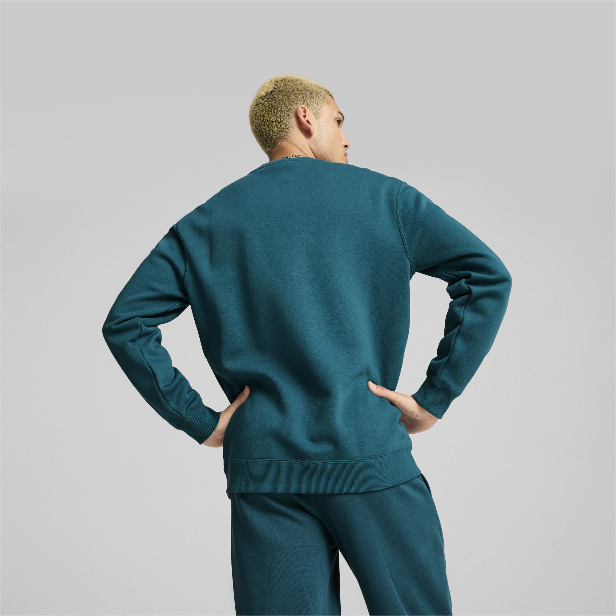 Puma ჯემპრი PUMA SQUAD Crew FL Cold Green