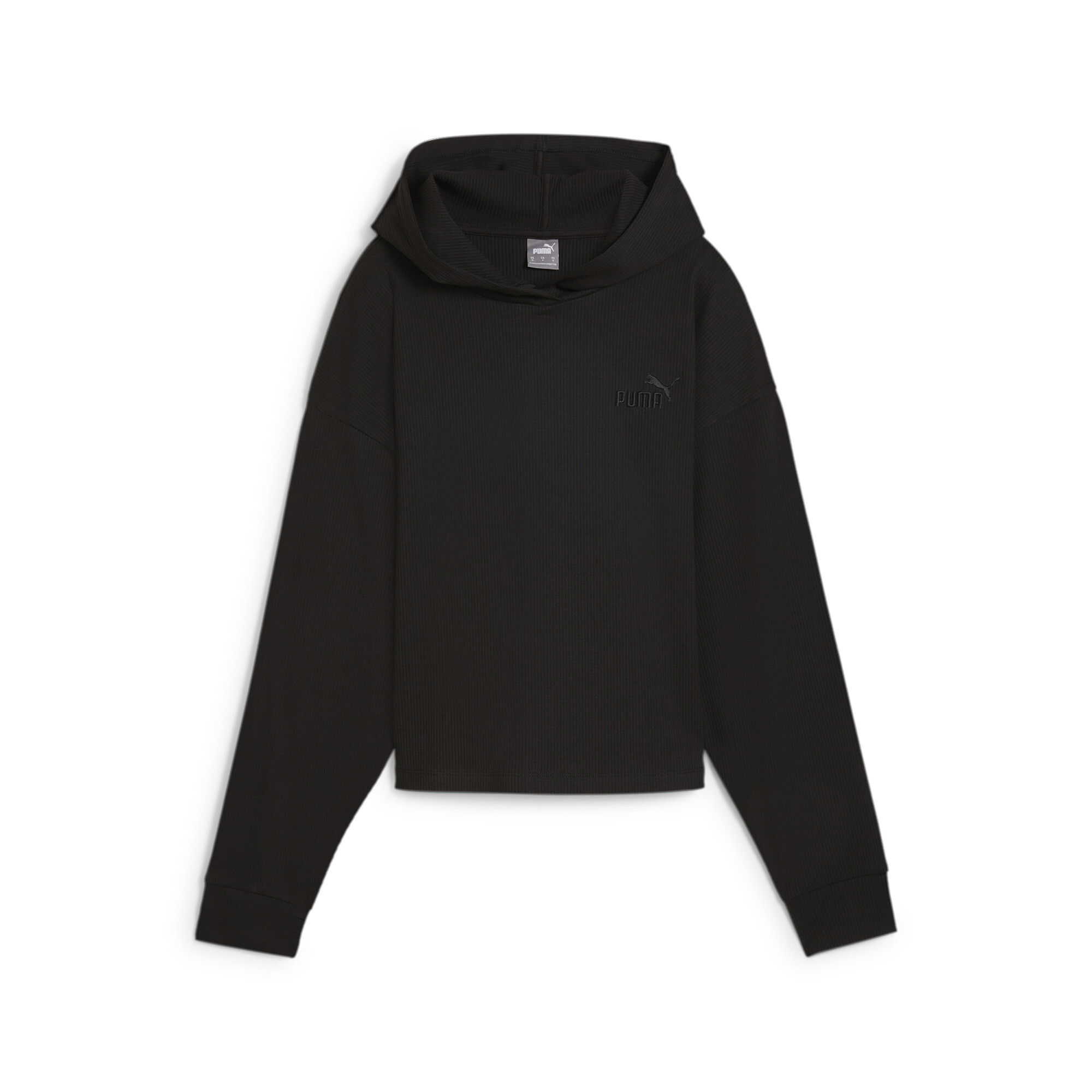 Puma ქალის ჯემპრი ESS ELEVATED Hoodie PUMA Black