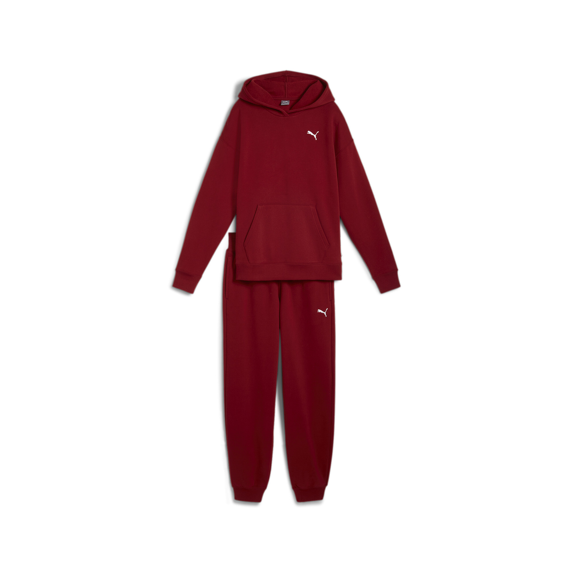 Puma ქალის სპორტული Loungewear Suit FL Intense Red