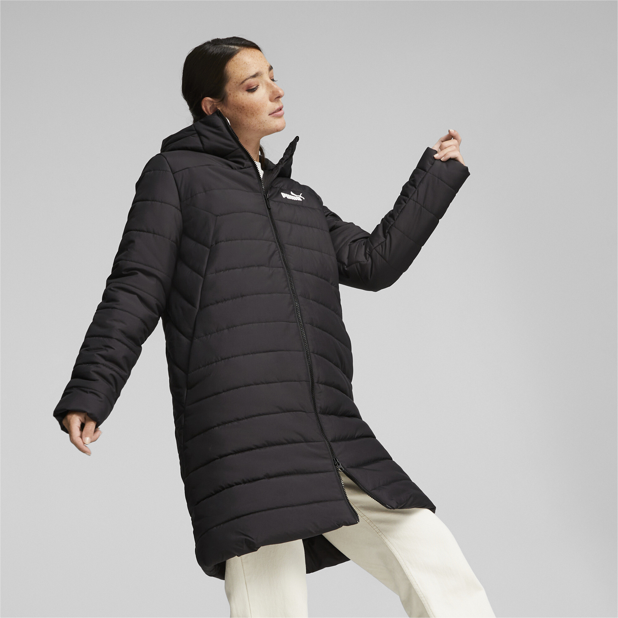Puma ქალის  ქურთუკი ESS Hooded Padded Coat