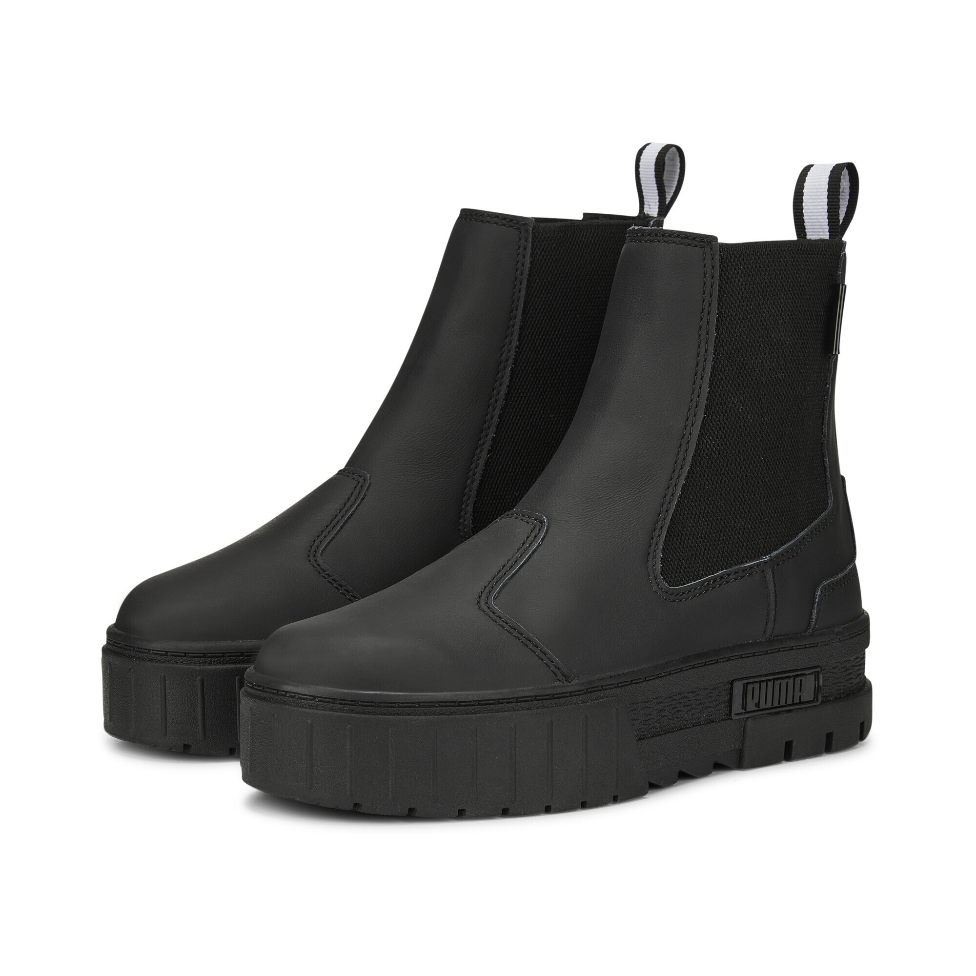 Puma ქალის ბოტასი Mayze Chelsea Pop Wns Puma Black