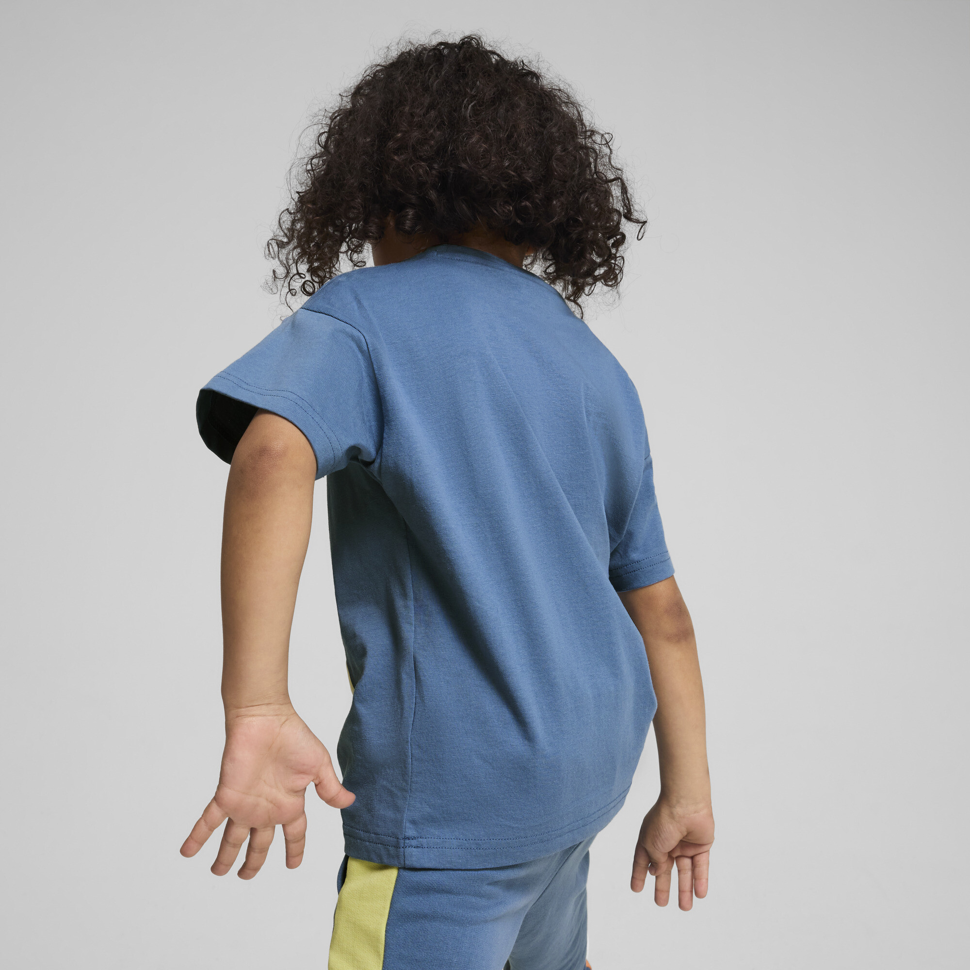 Puma ბავშვის მაისური PUMA X PLAYMOBIL Graphic Tee Blue Horizo