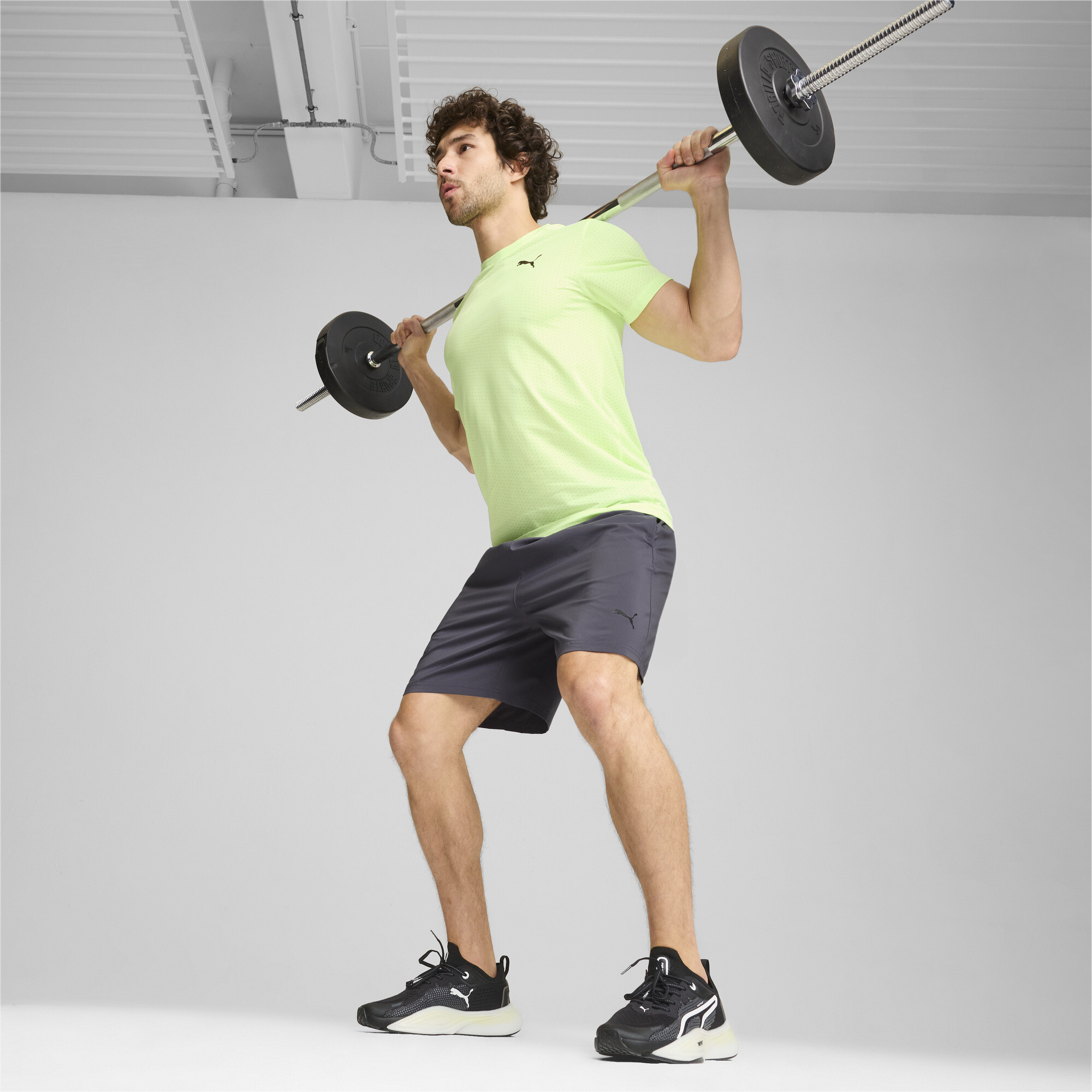 Puma შორტი TRAIN FAV BLASTER 7" SHORT Galactic Gray