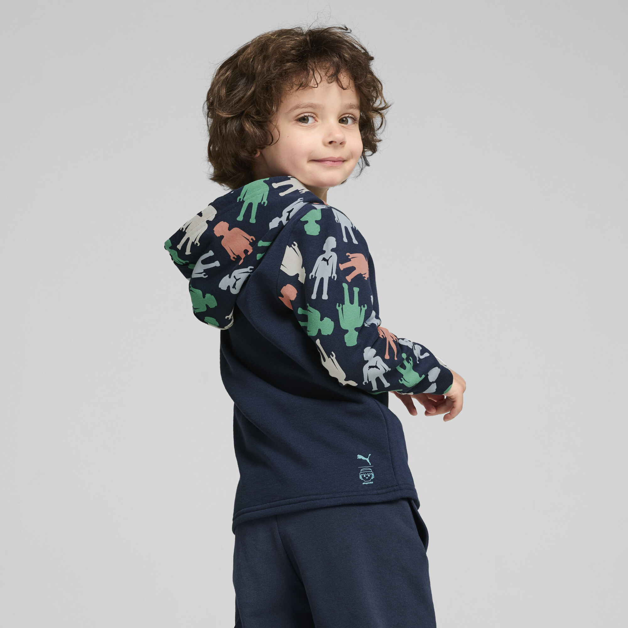 Puma ბავშვის ჯემპრი PUMA X PLAYMOBIL Hoodie TR Club Navy
