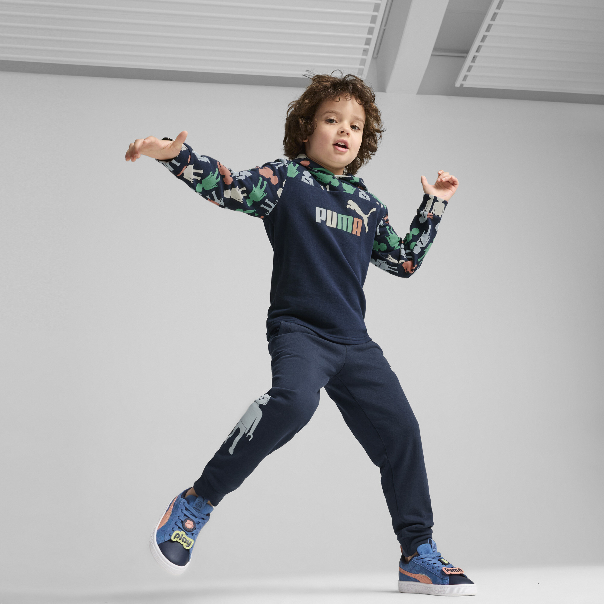 Puma ბავშვის ჯემპრი PUMA X PLAYMOBIL Hoodie TR Club Navy