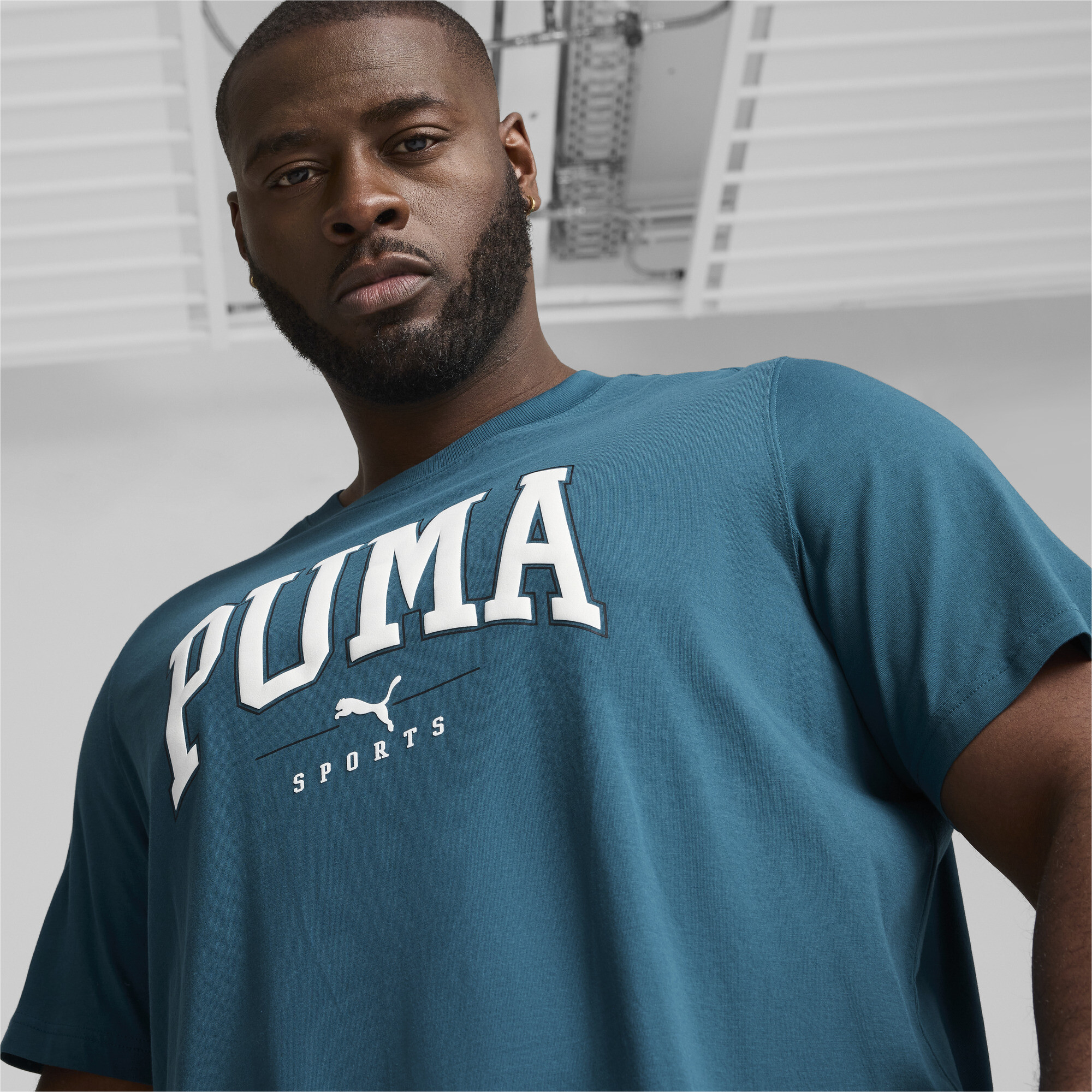 Puma მაისური PUMA SQUAD Big Graphic Tee Cold Green