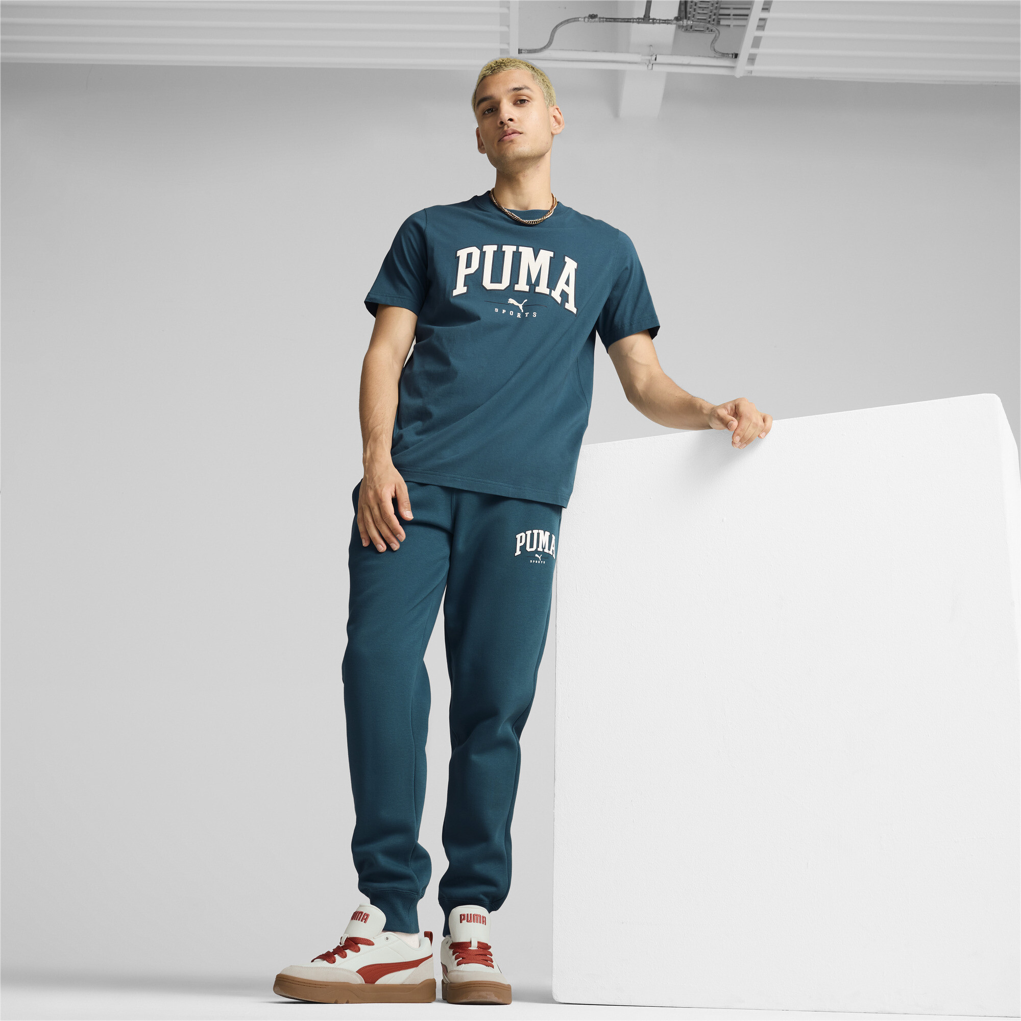 Puma მაისური PUMA SQUAD Big Graphic Tee Cold Green