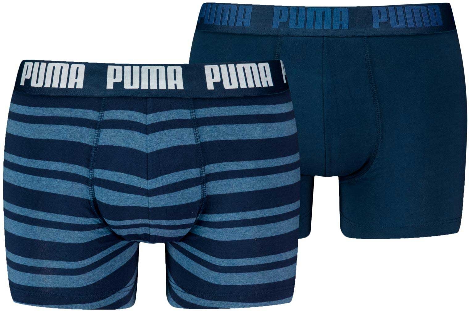 Puma ტრუსი PUMA MEN EVERYDAY HERITAGE STRIPE BOXER 2P