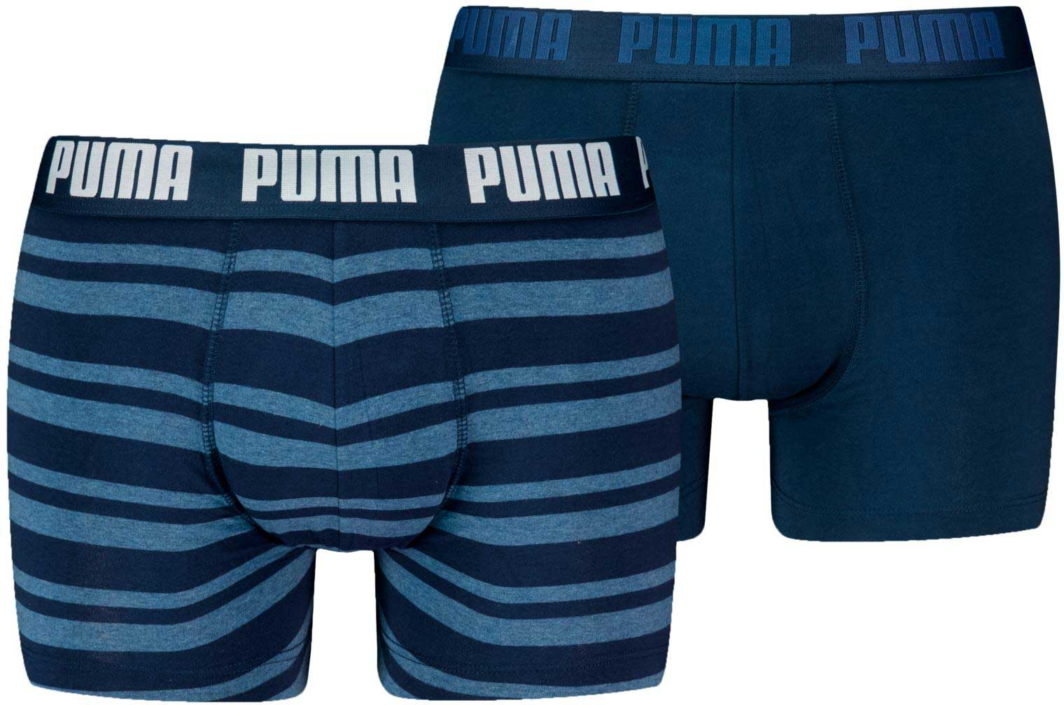 Puma ტრუსი PUMA MEN EVERYDAY HERITAGE STRIPE BOXER 2P
