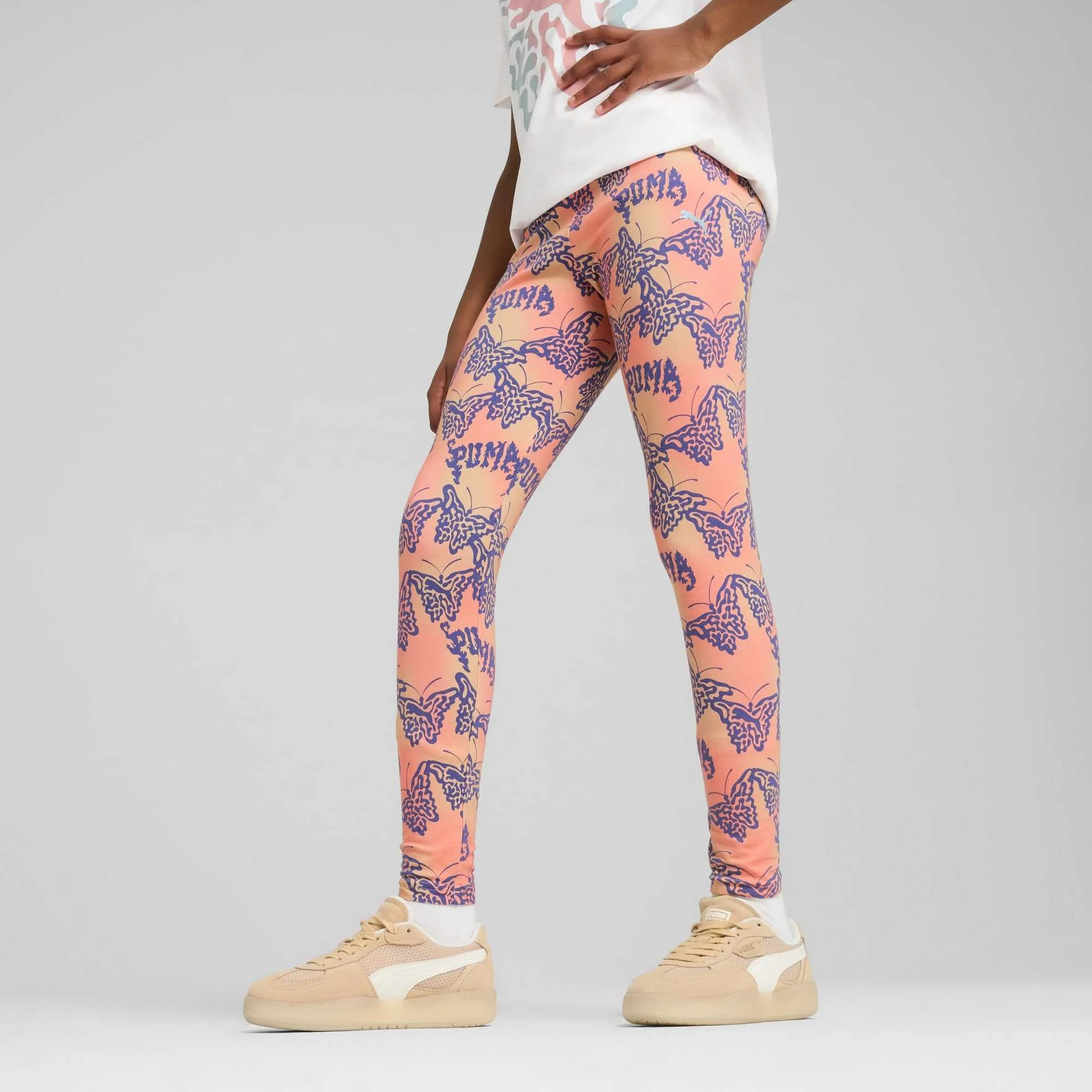 Puma ბავშვის შარვალი BUTTERFLY VIBE AOP High Waist Leggings G