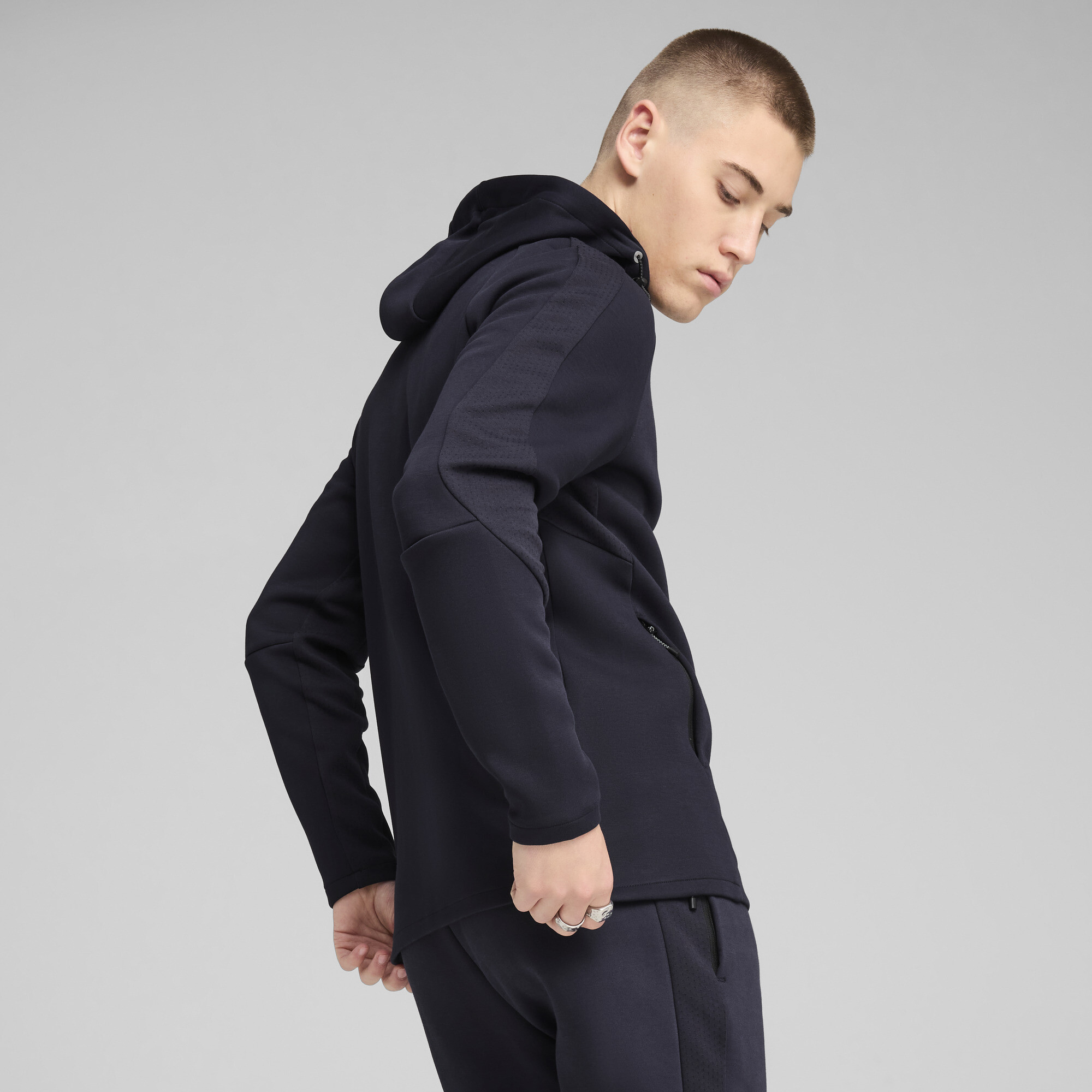 Puma ჯემპრი EVOSTRIPE Full-Zip Hoodie DK