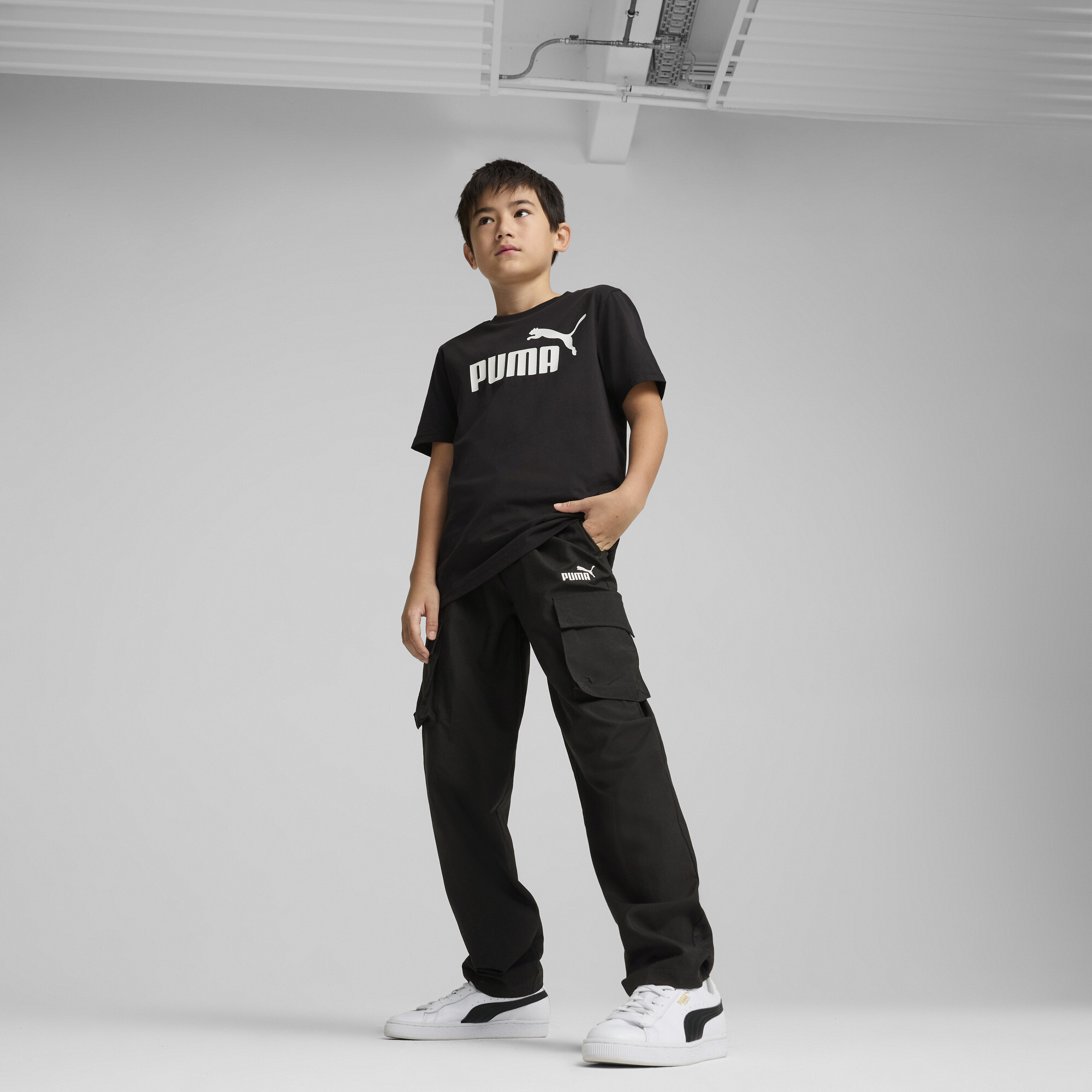 Puma ბავშვის შარვალი ESS No. 1 Woven Cargo Pants B