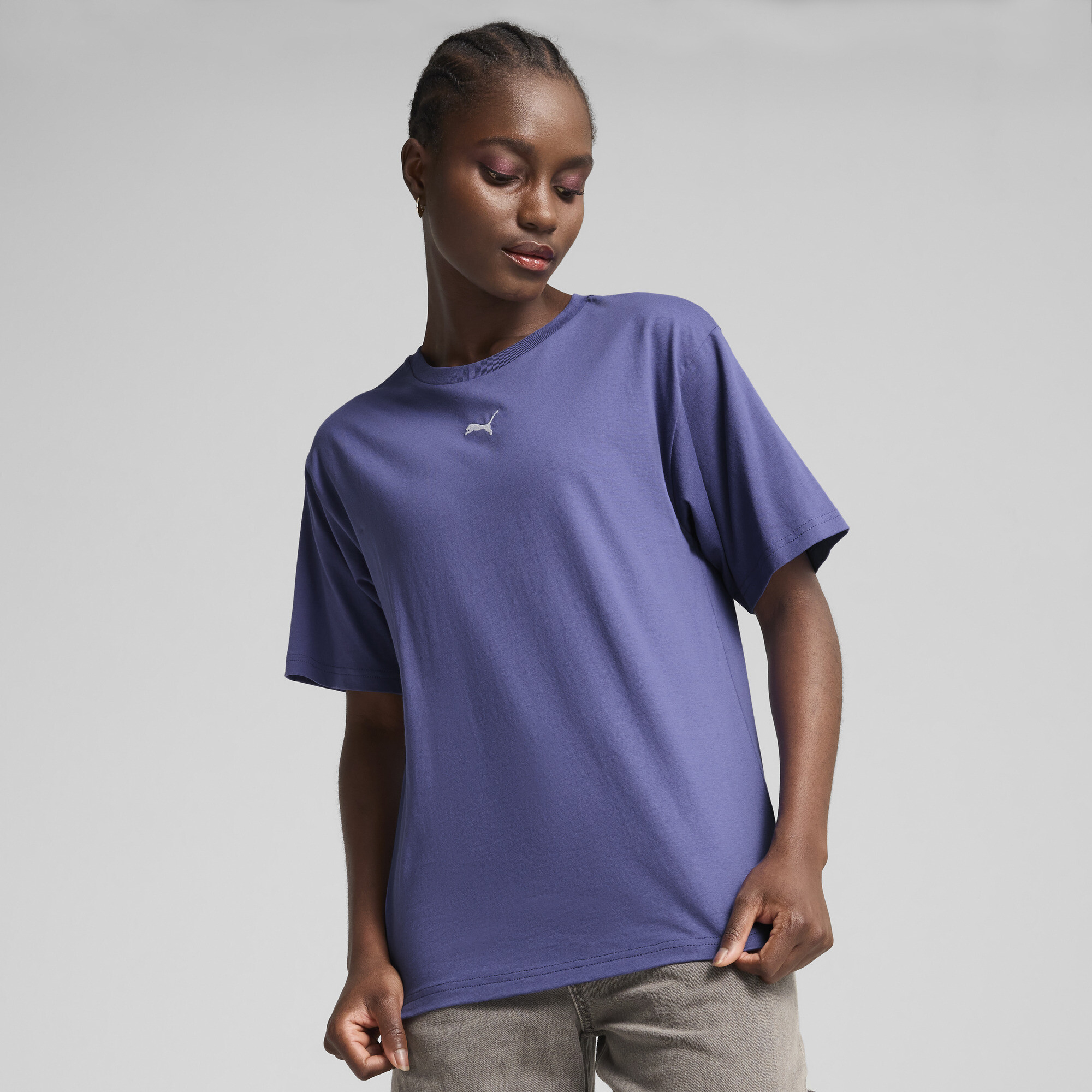 Puma ქალის მაისური ESS Puma Logo Relaxed Tee