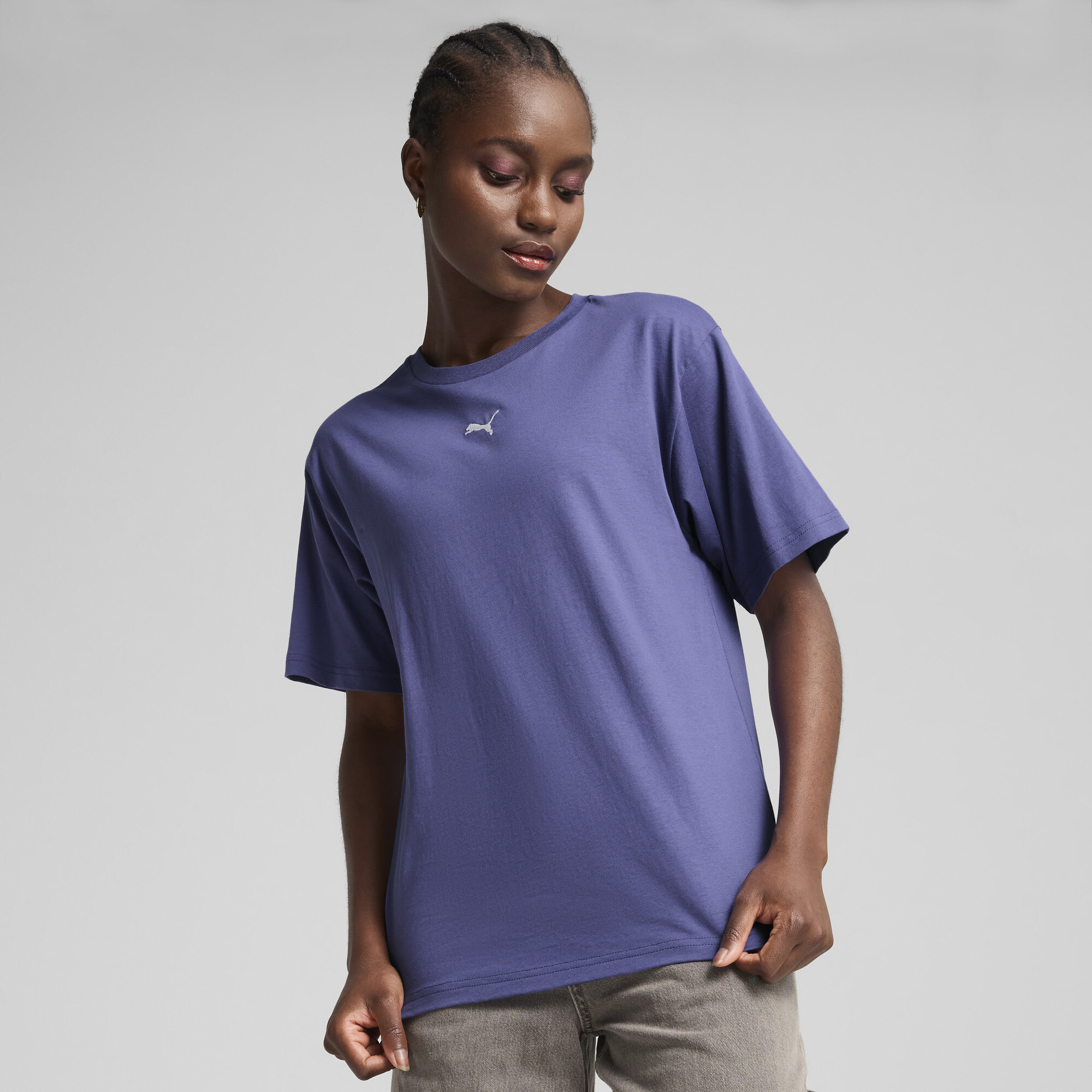 Puma ქალის მაისური ESS Puma Logo Relaxed Tee