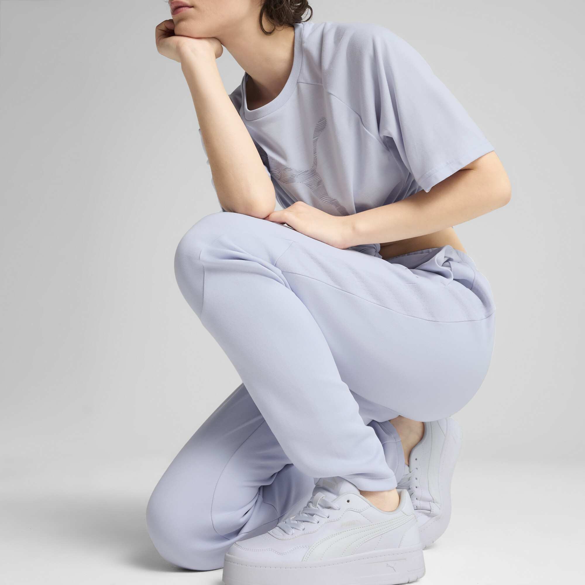 Puma ქალის შარვალი EVOSTRIPE Sweatpants DK op