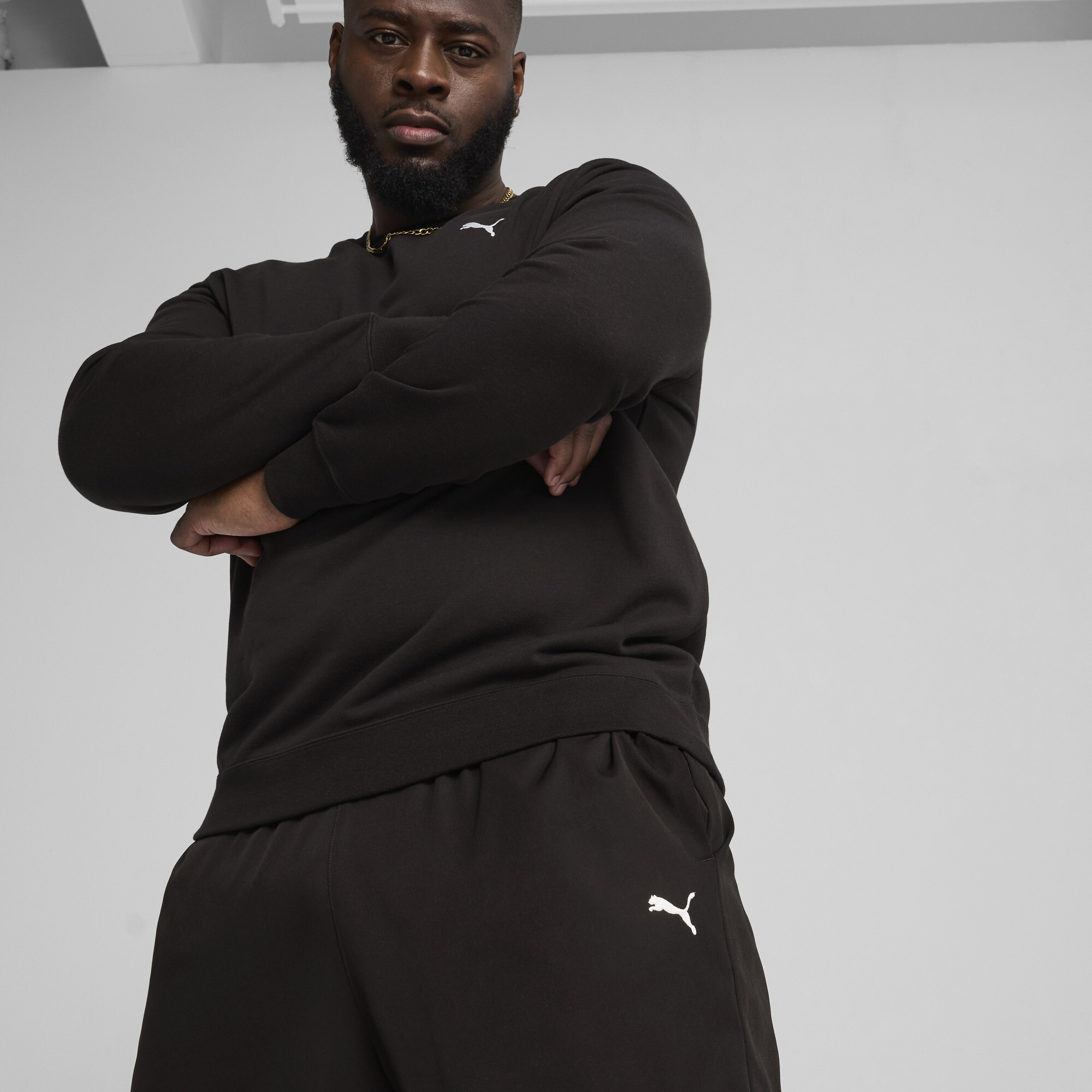 Puma შარვალი ESS Puma Logo Woven Pants op