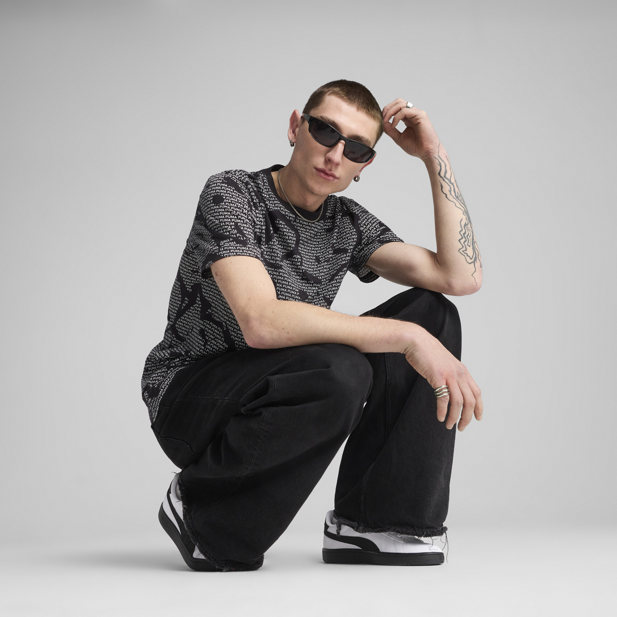 Puma მაისური ESS LOGO LAB AOP Tee