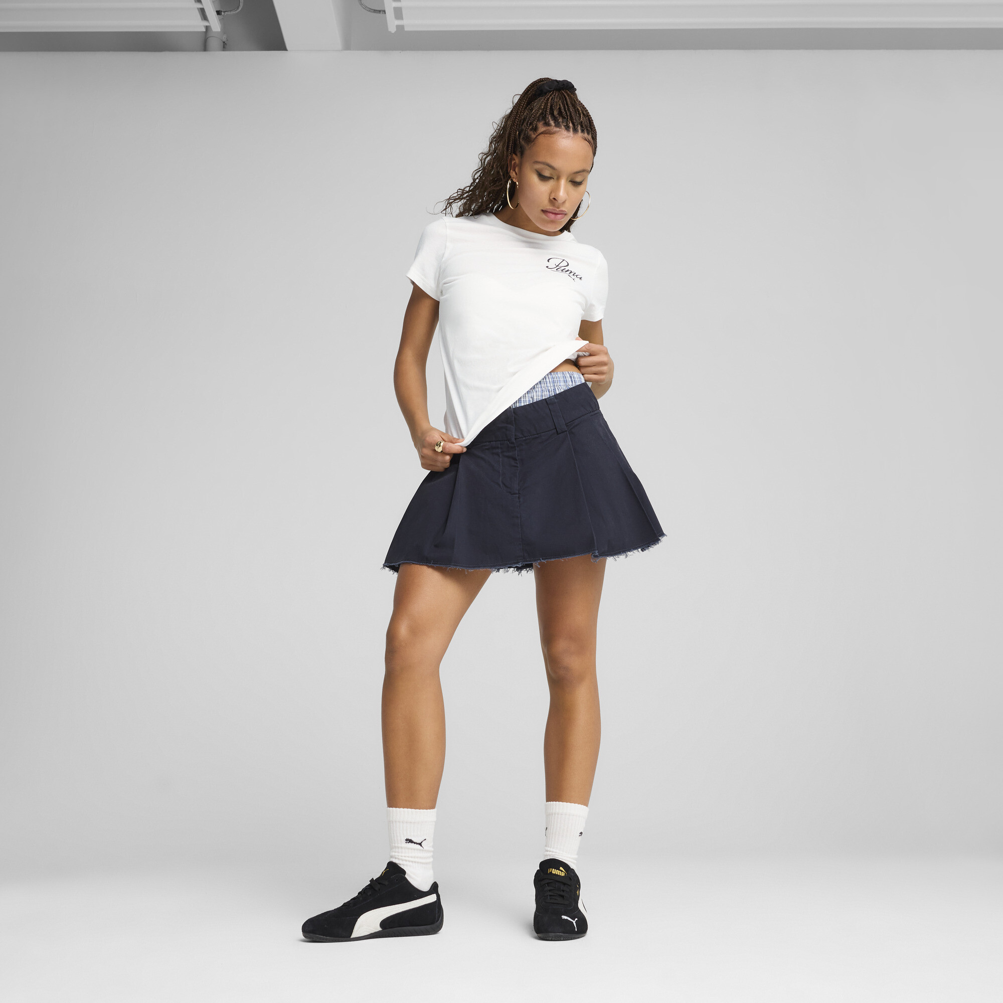 Puma ქალის მაისური ESS SCRIPT Tee