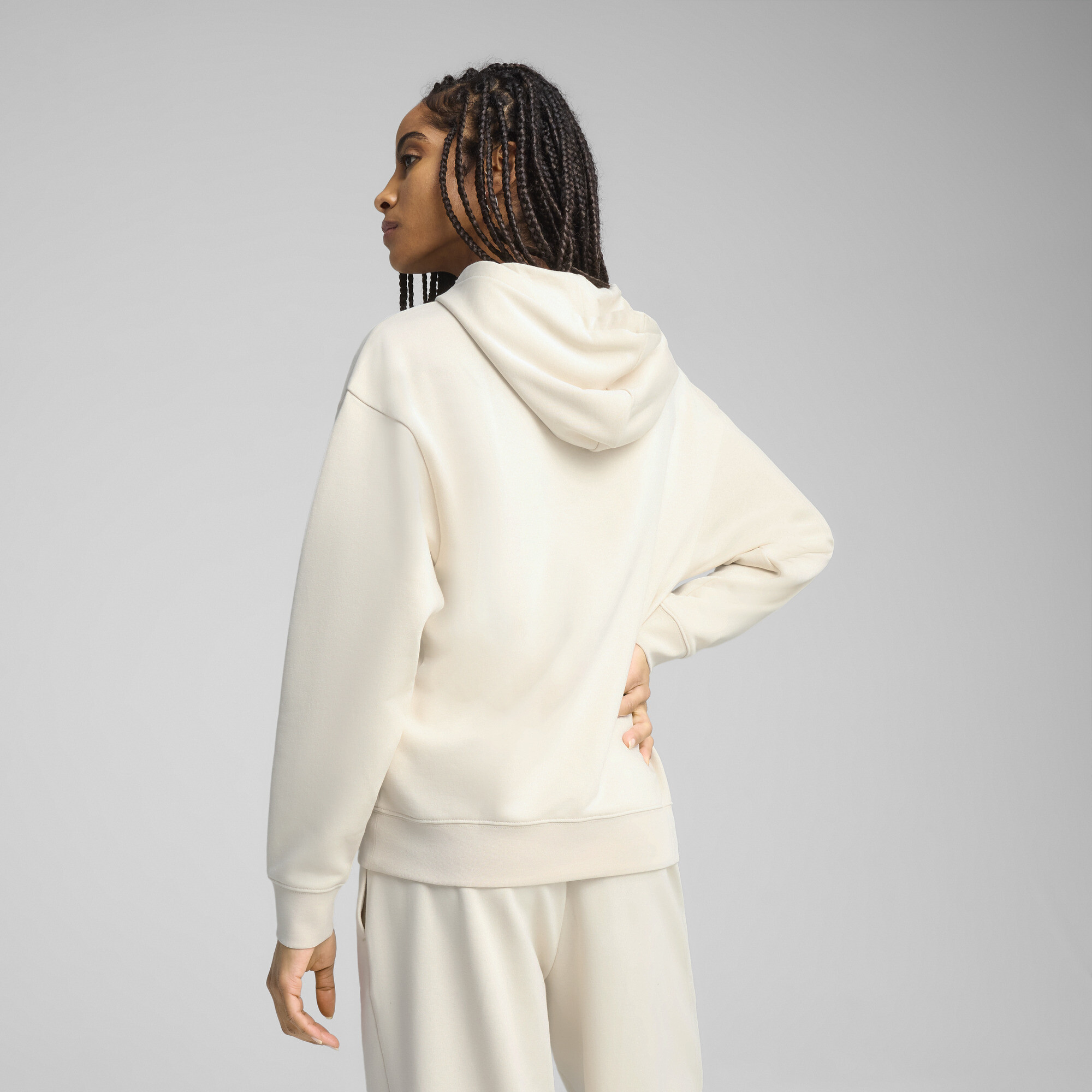 Puma ქალის ჯემპრი ESS SCRIPT Hoodie TR