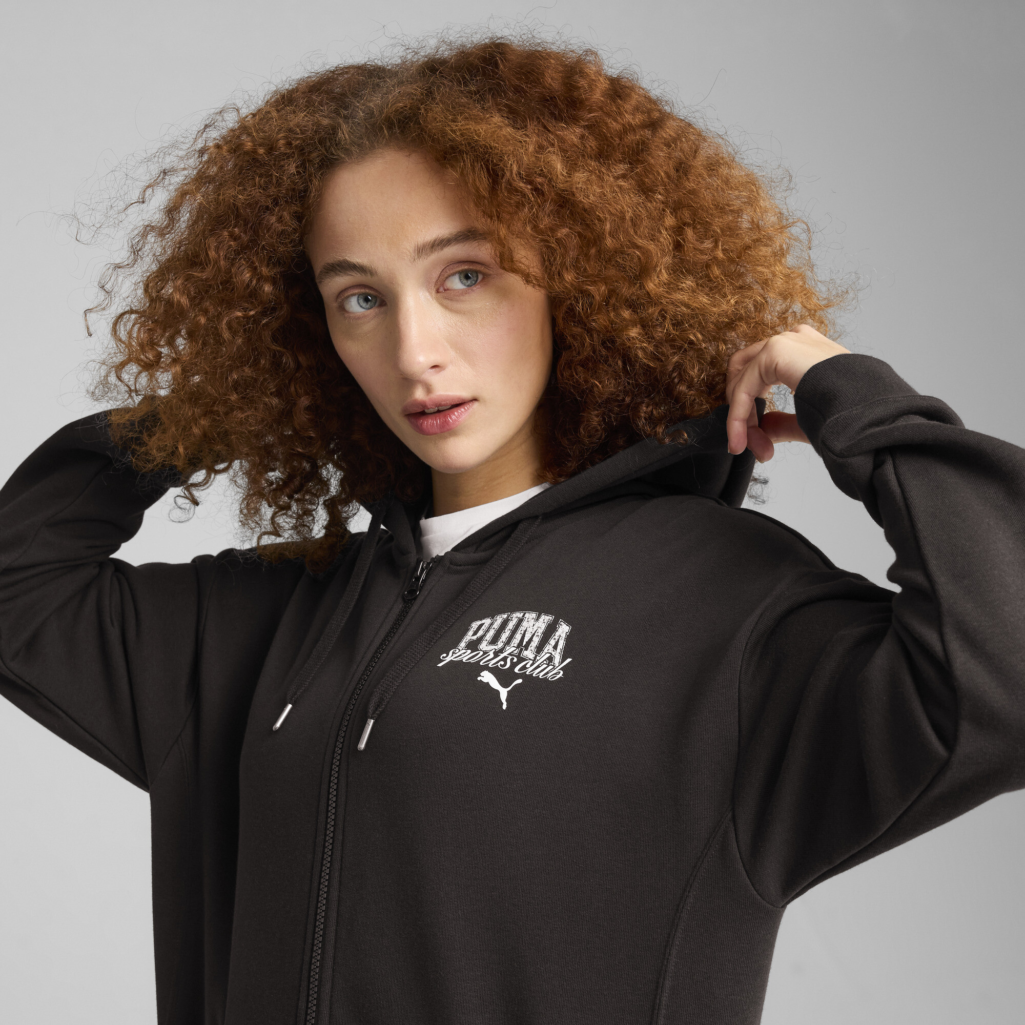 Puma ქალის ჯემპრი PUMA CLASS Full-Zip Hoodie TR