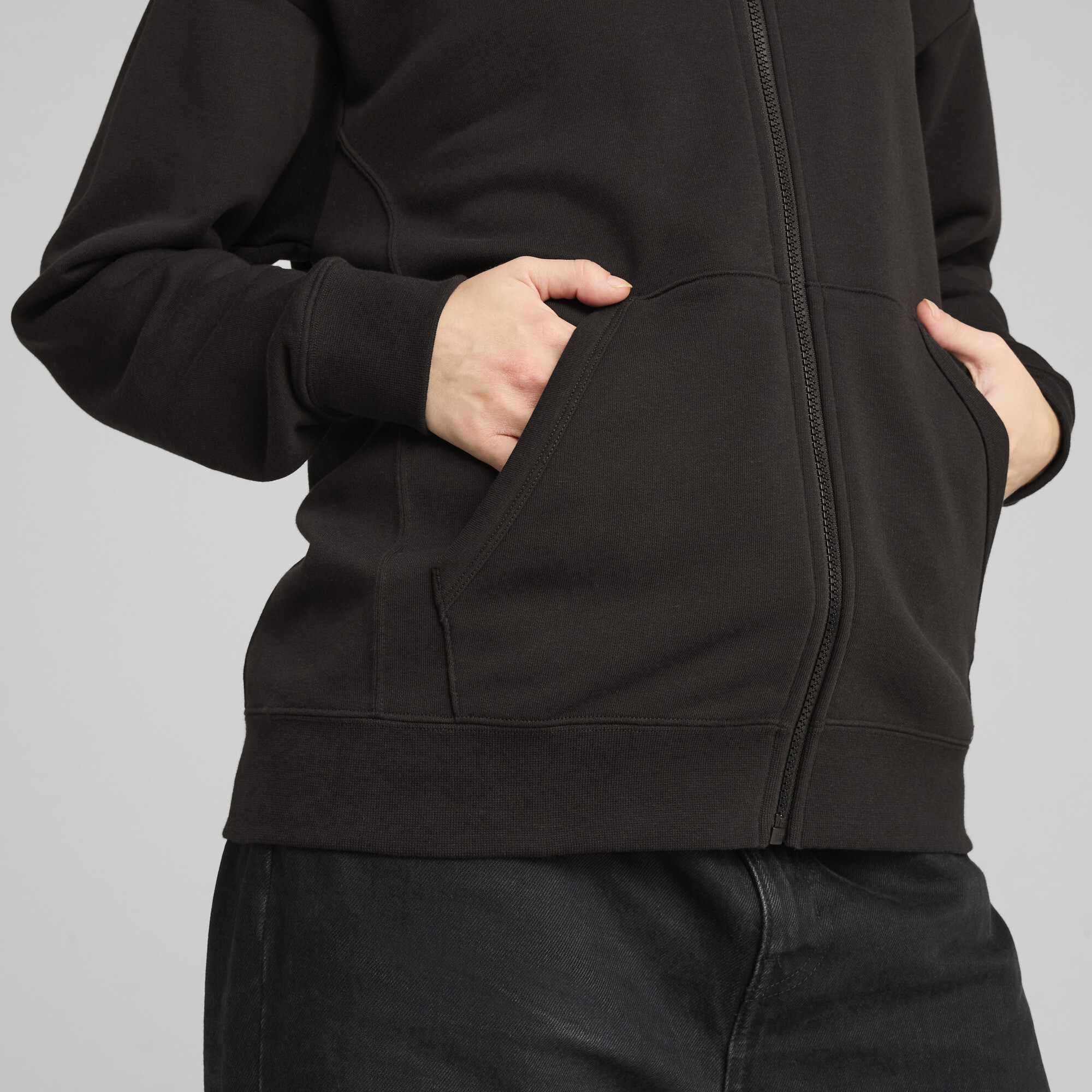 Puma ქალის ჯემპრი PUMA CLASS Full-Zip Hoodie TR
