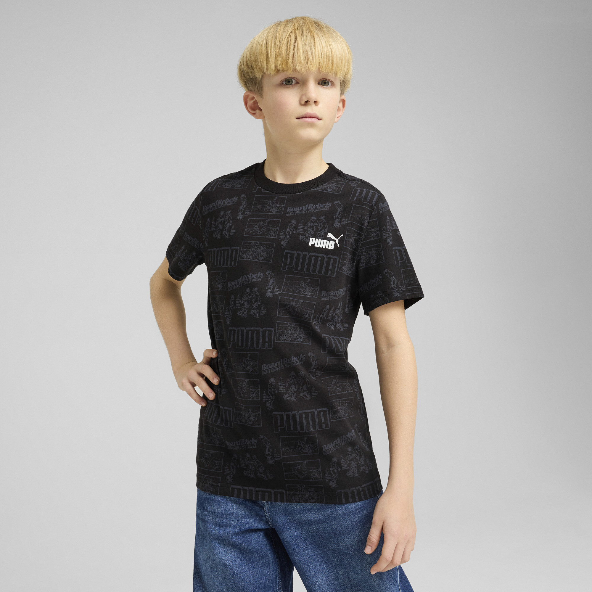 Puma ბავშვის მაისური MID90S AOP Tee B