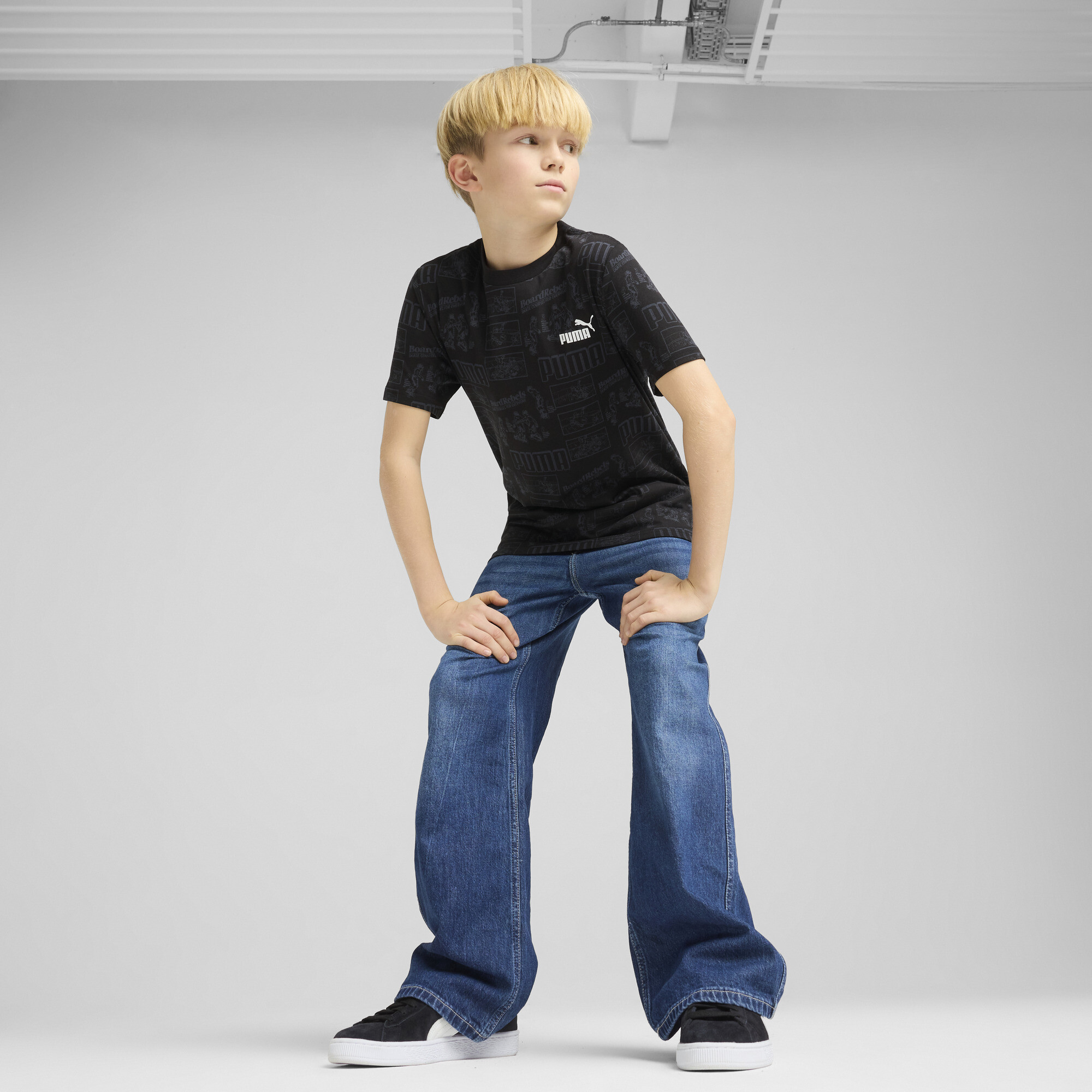 Puma ბავშვის მაისური MID90S AOP Tee B