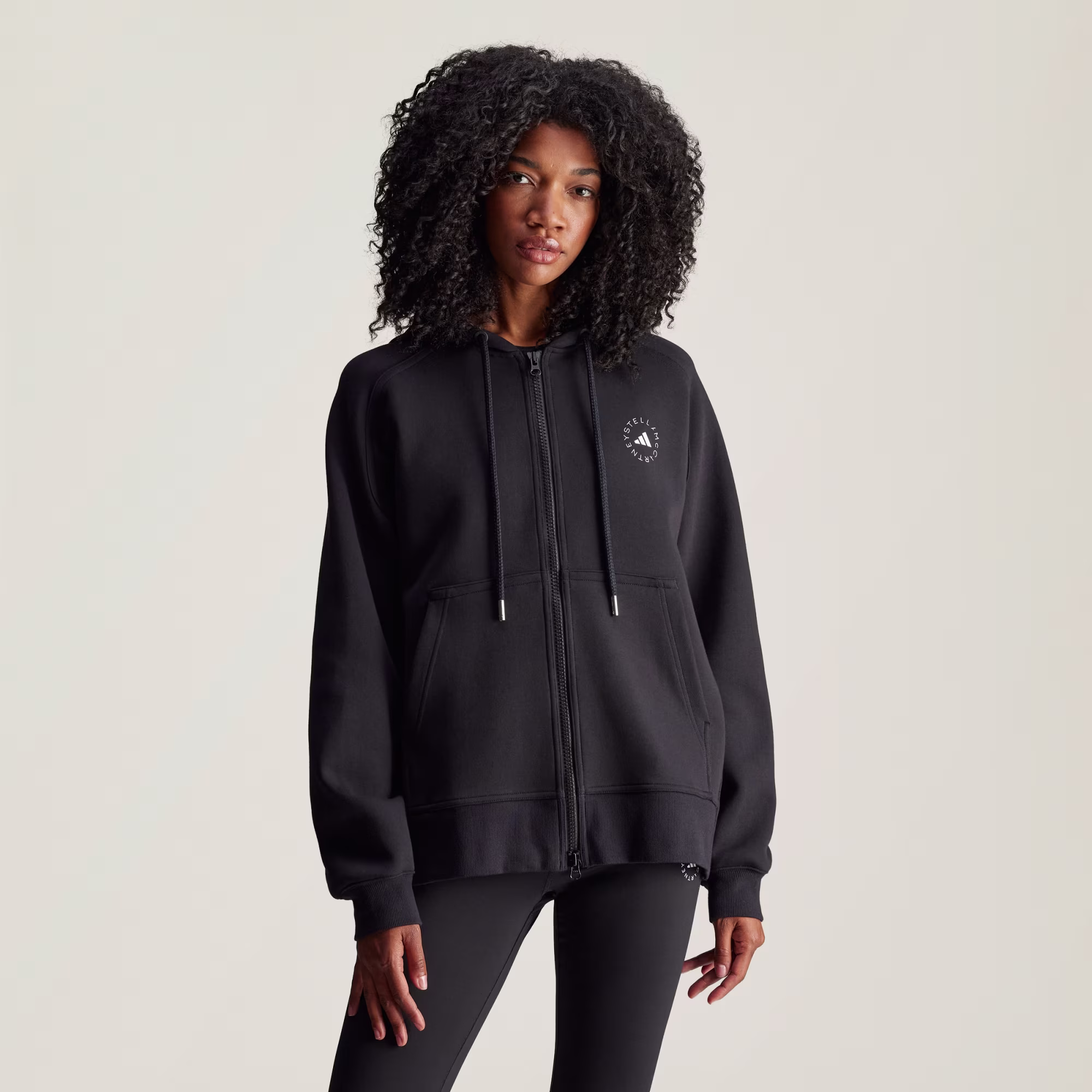 Adidas ქალის ჯემპრი aSMC FZ HOODIE