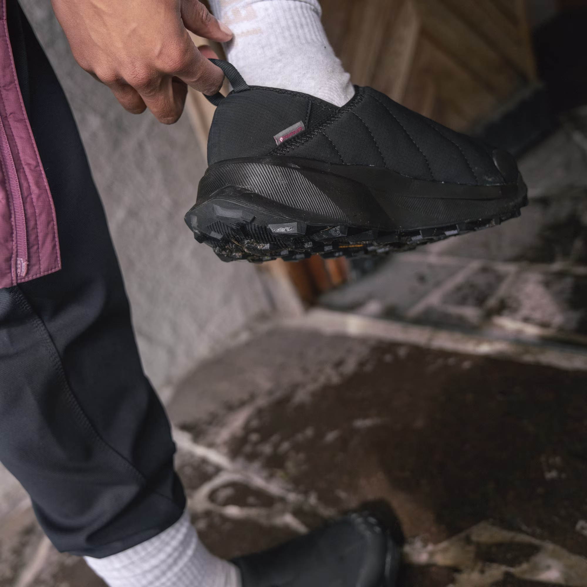 Adidas მამაკაცის სპორტული ფეხსაცმელი TERREX WINTER SLIP ON COLD.RDY