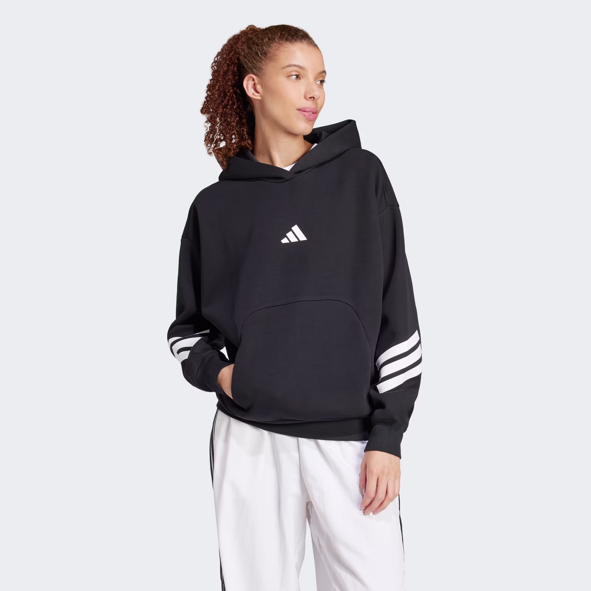 Adidas ქალის ჯემპრი W FI 3S OH HD