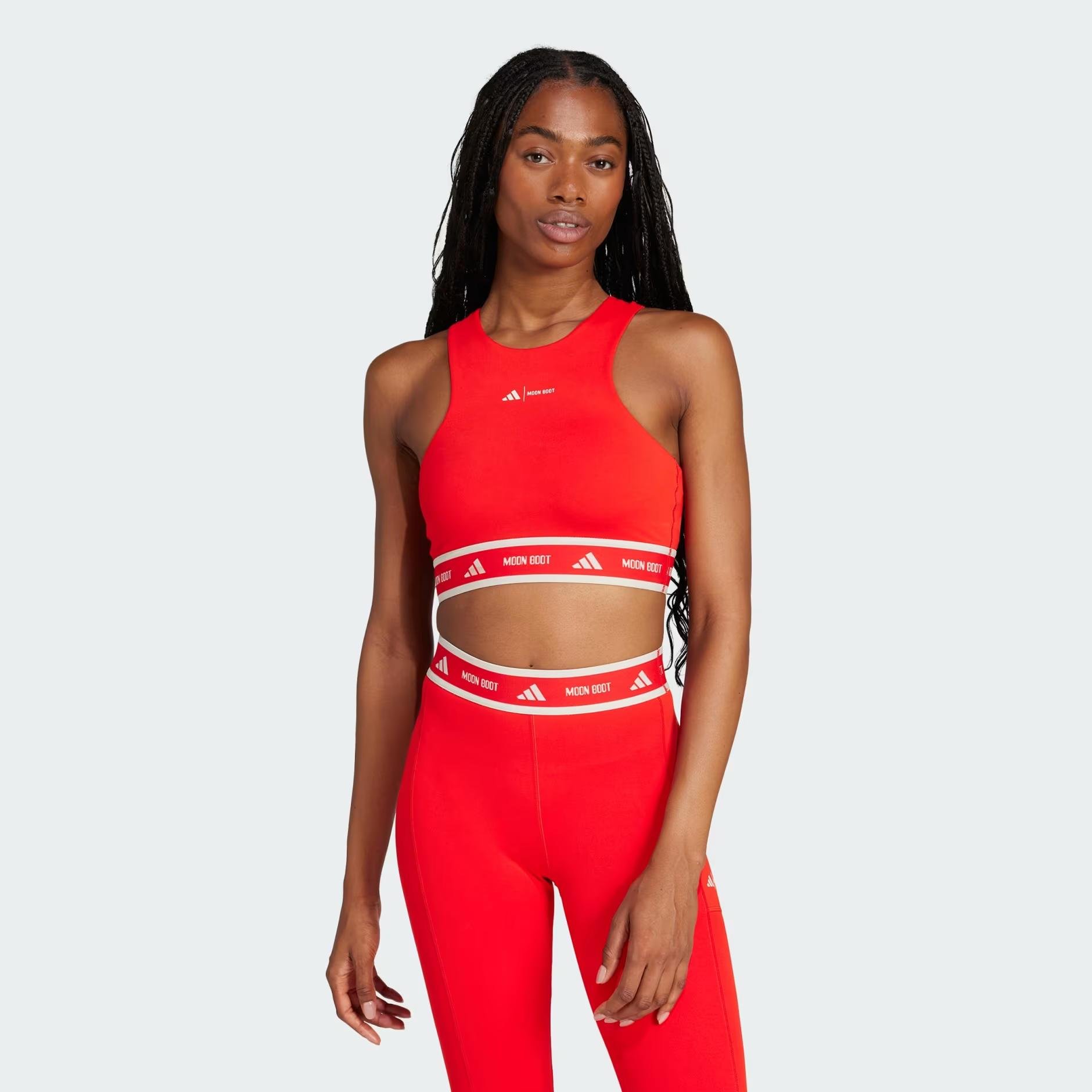 Adidas ქალის მაისური CROP TOP