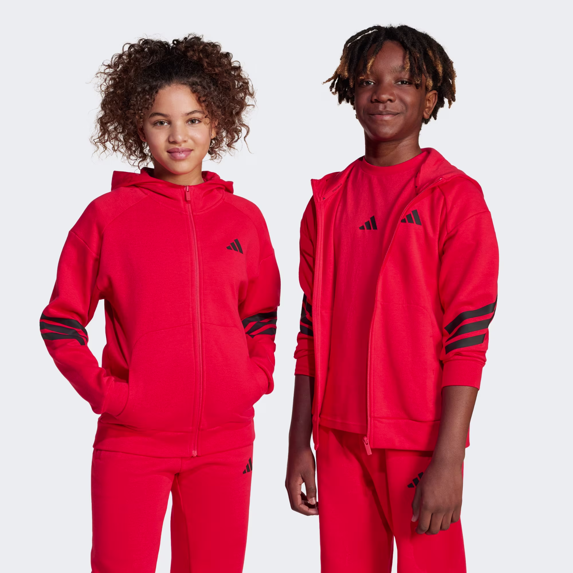 Adidas ბავშვის ჯემპრი J FI 3S FZ HD