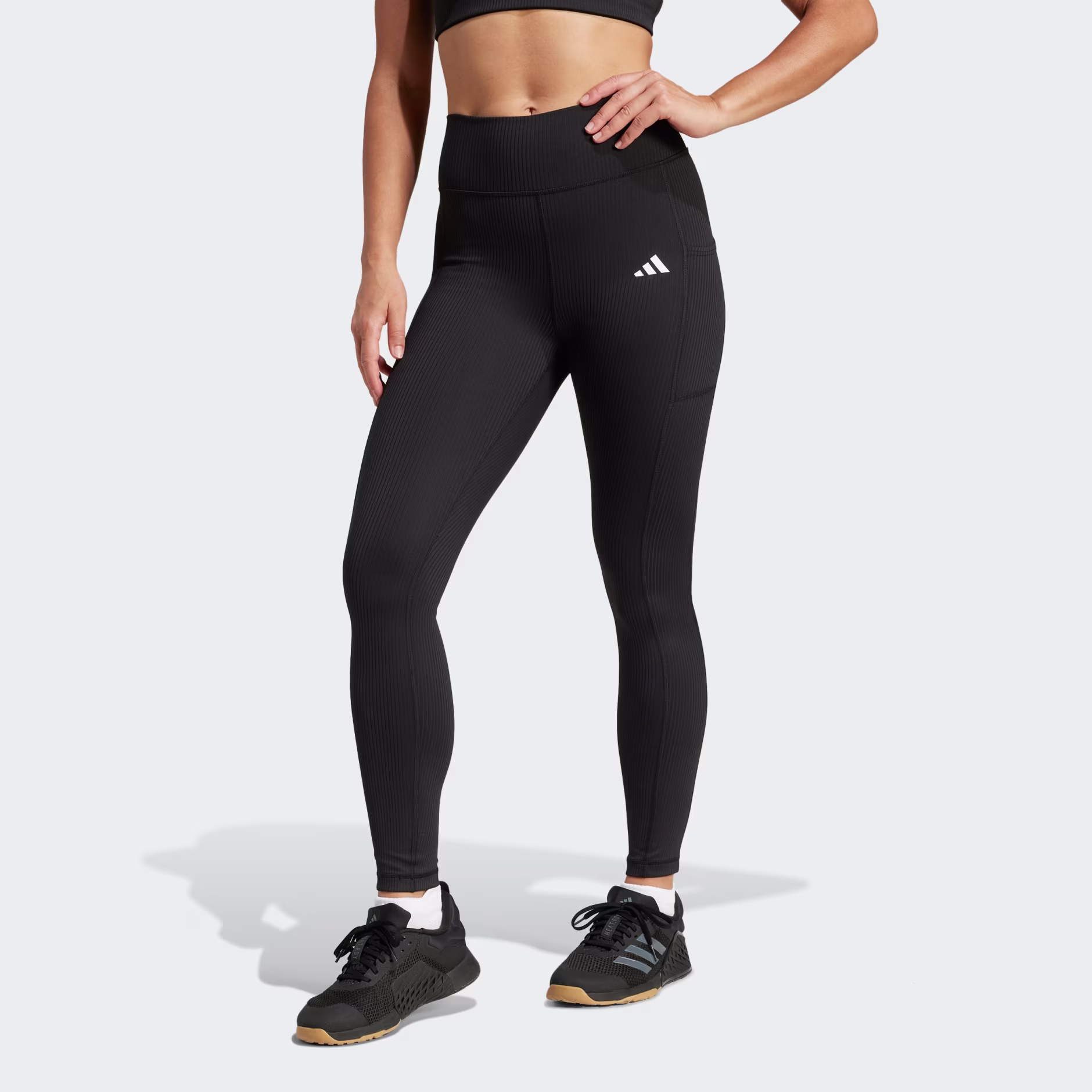Adidas ქალის შარვალი OPT RIB 7/8 L