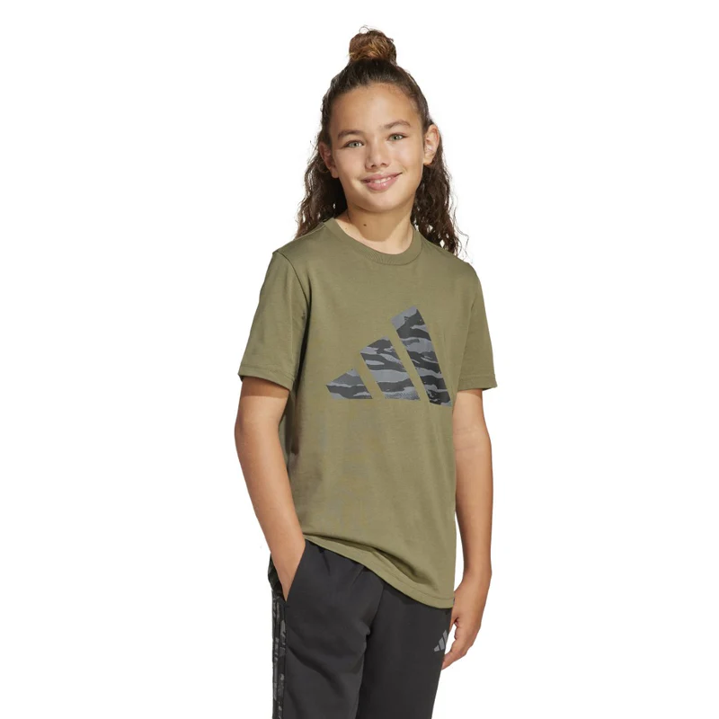 Adidas ბავშვის მაისური J CAMO LOGO TEE