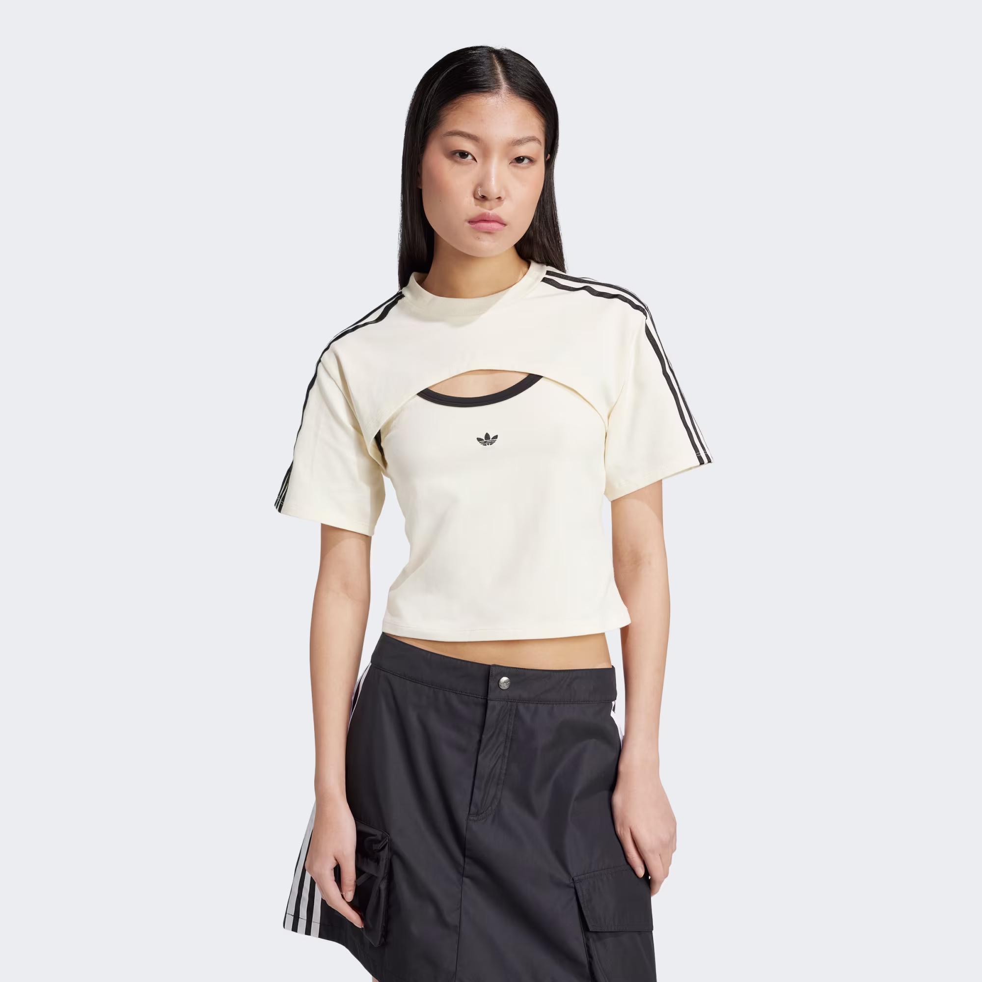 Adidas ქალის მაისური CUT-OUT TEE