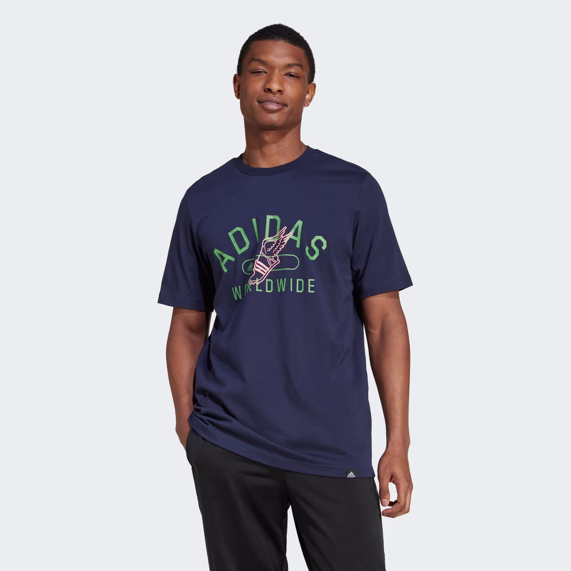 Adidas მამაკაცის მაისური M COLLEGIATE T
