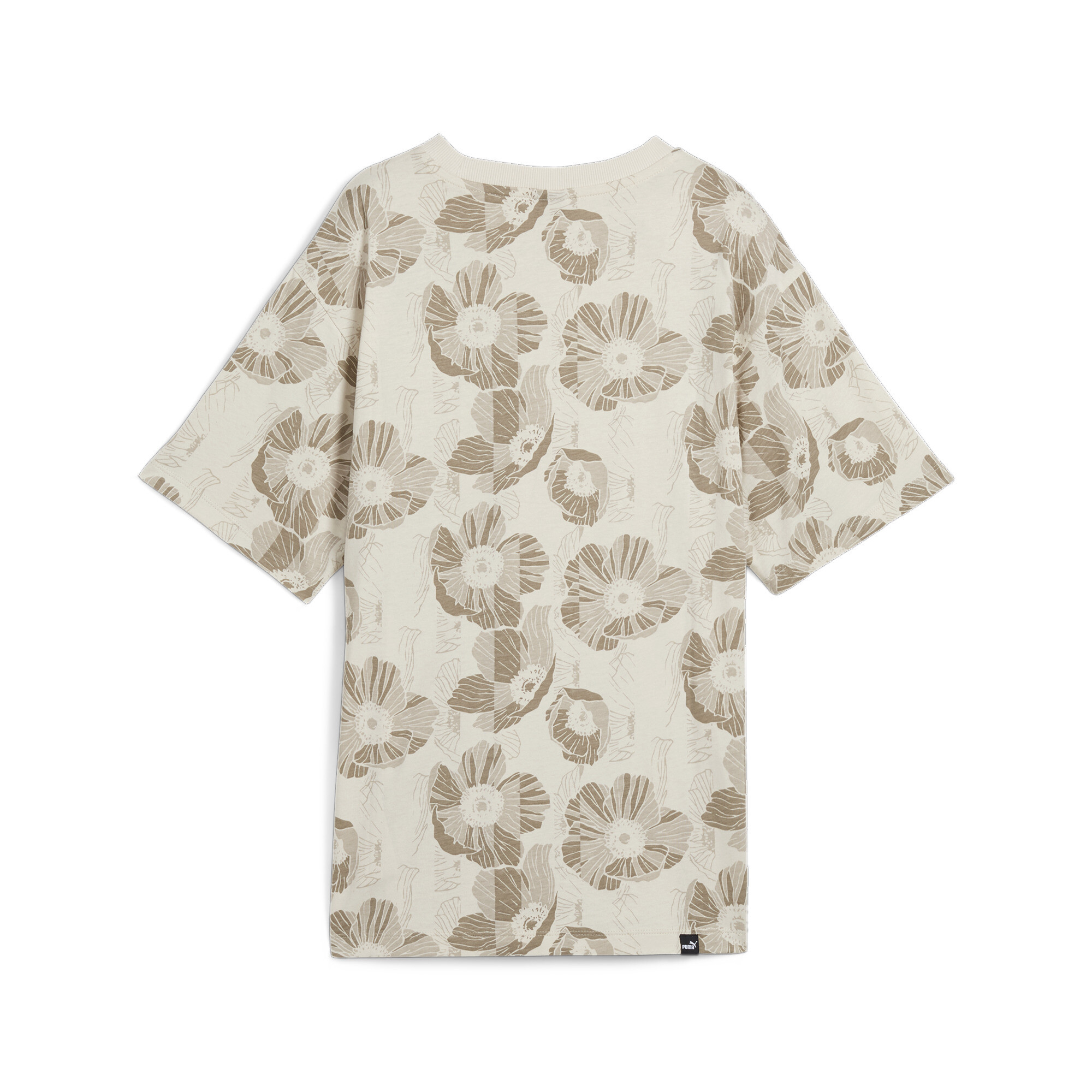 Puma ქალის მაისური ESS+ Class Act AOP Tee Alpine Snow
